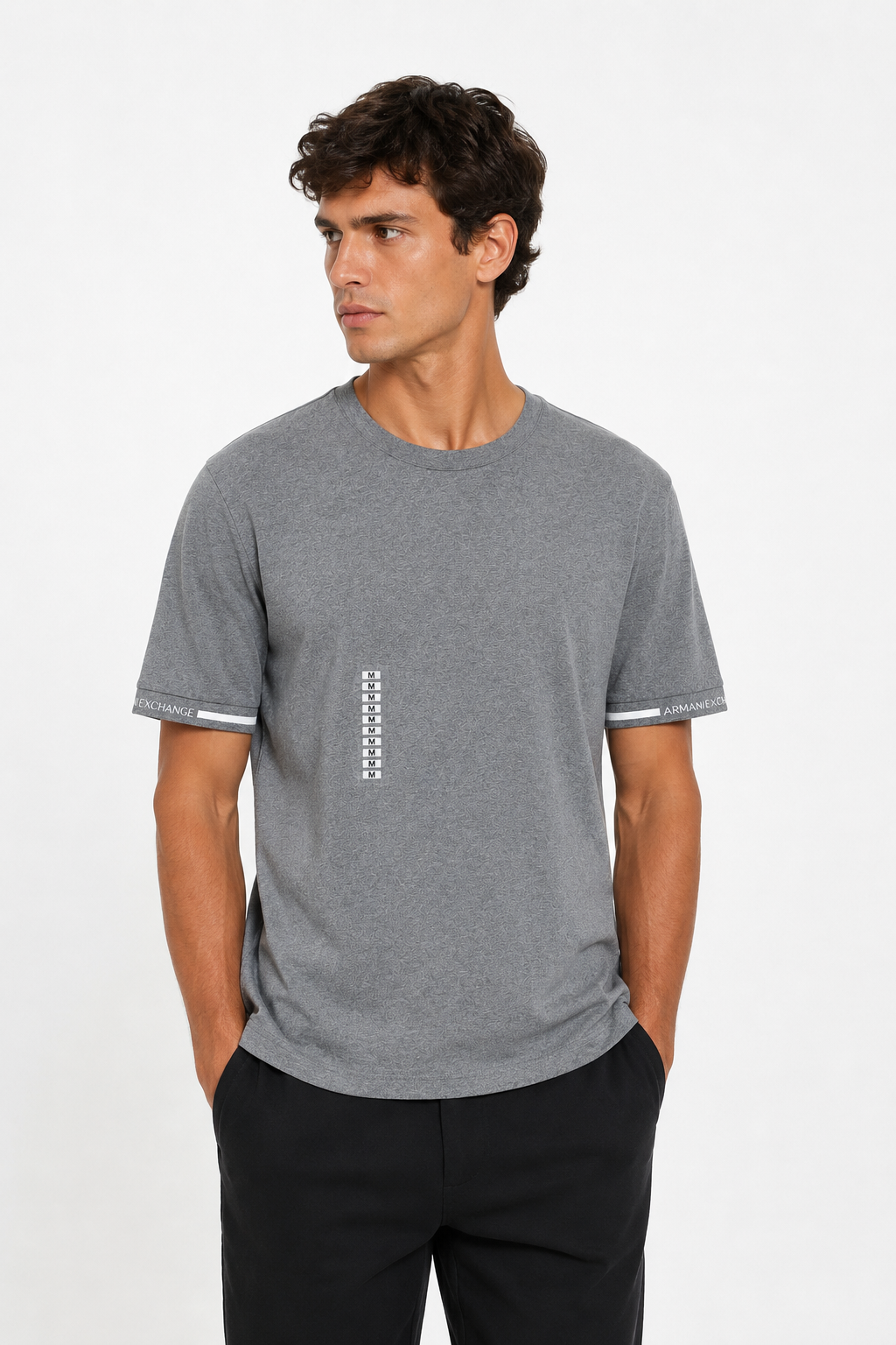 Armani Exchange Cuff Short Sleeve T Shirt