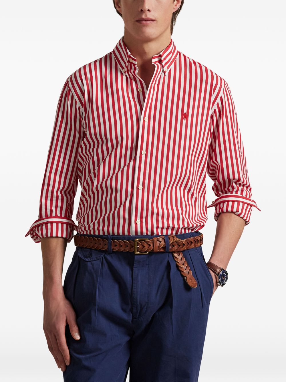Polo Ralph Lauren Striped Red Shirt