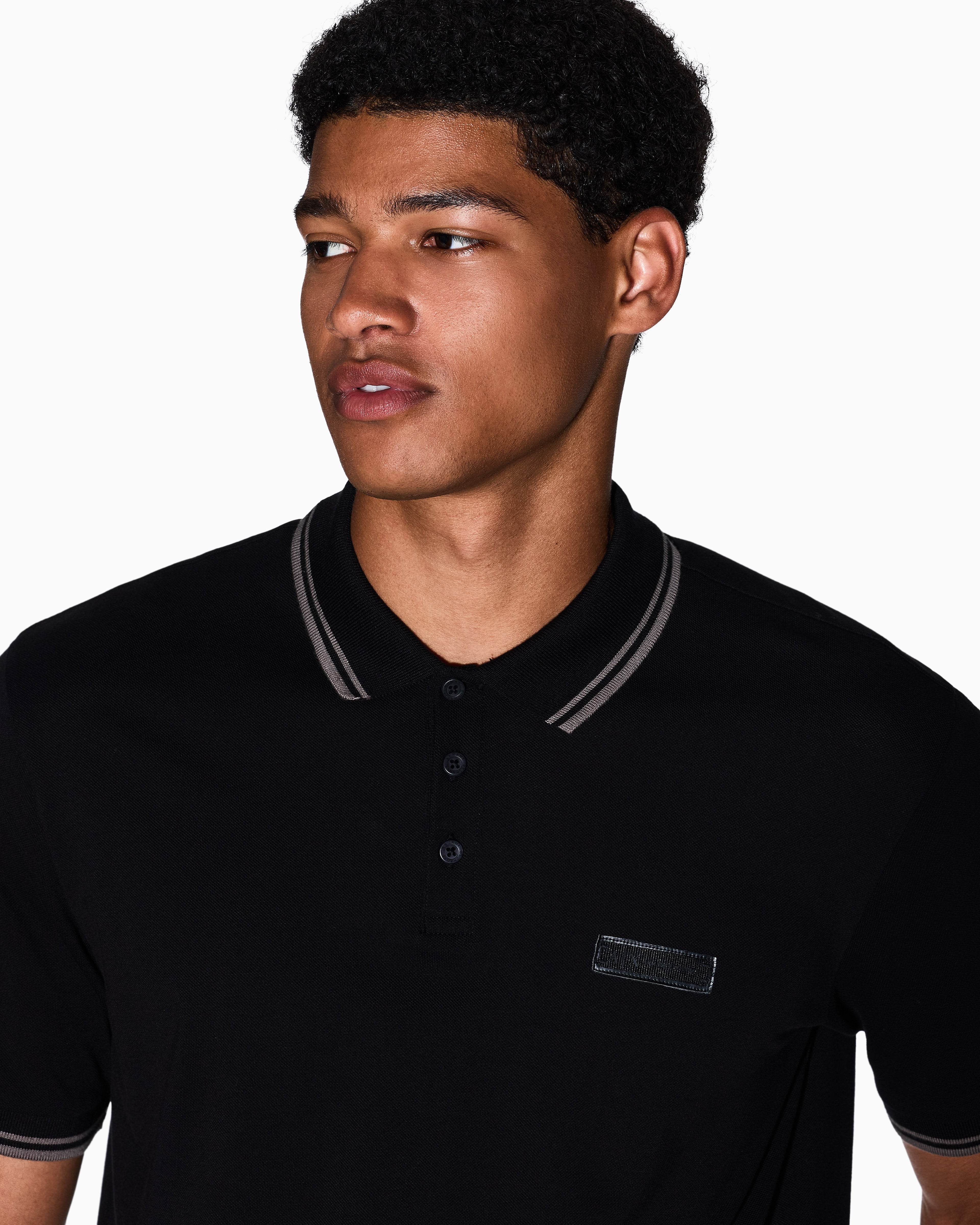 Armani Exchange Polo shirt with contrasting trim