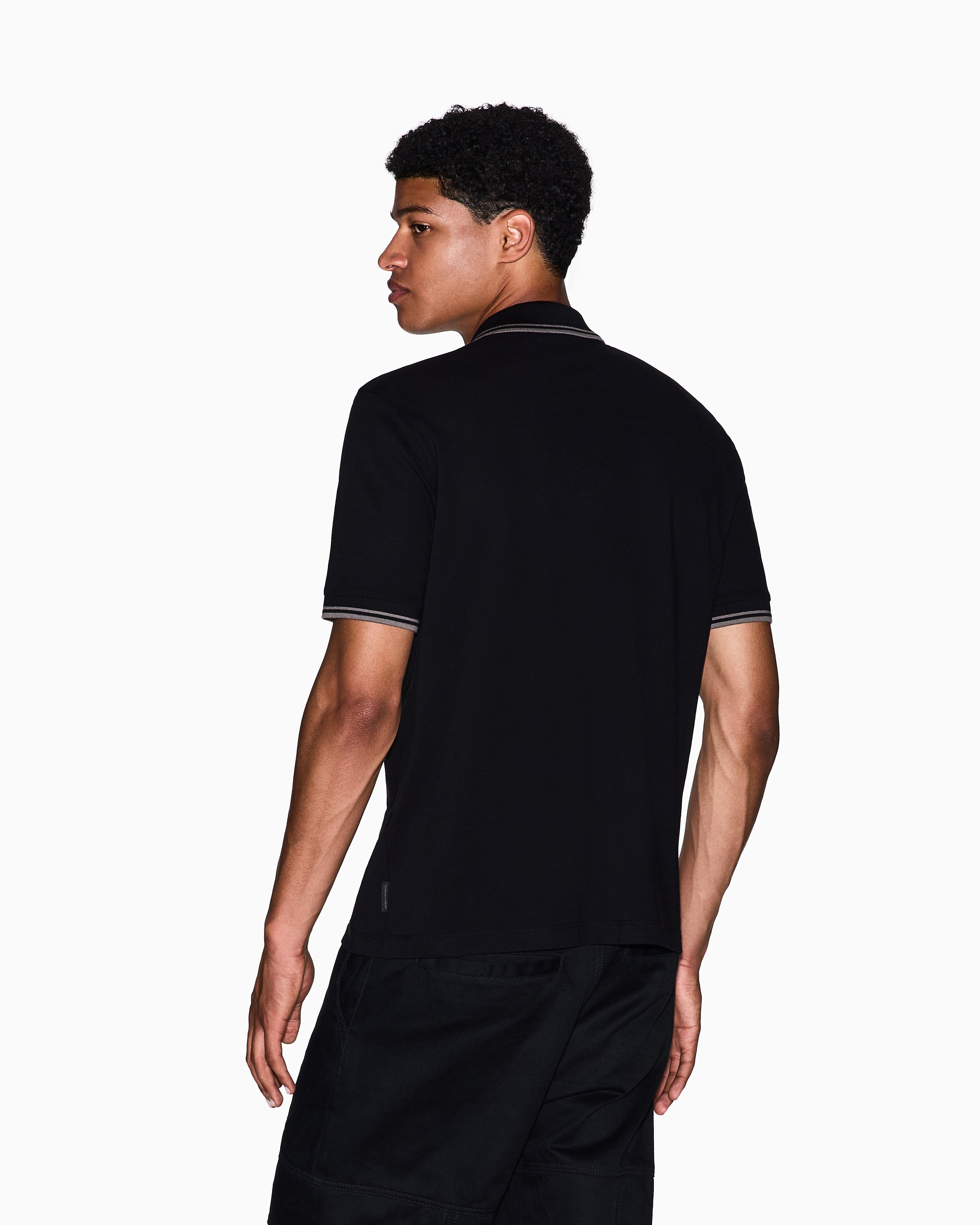 Armani Exchange Polo shirt with contrasting trim