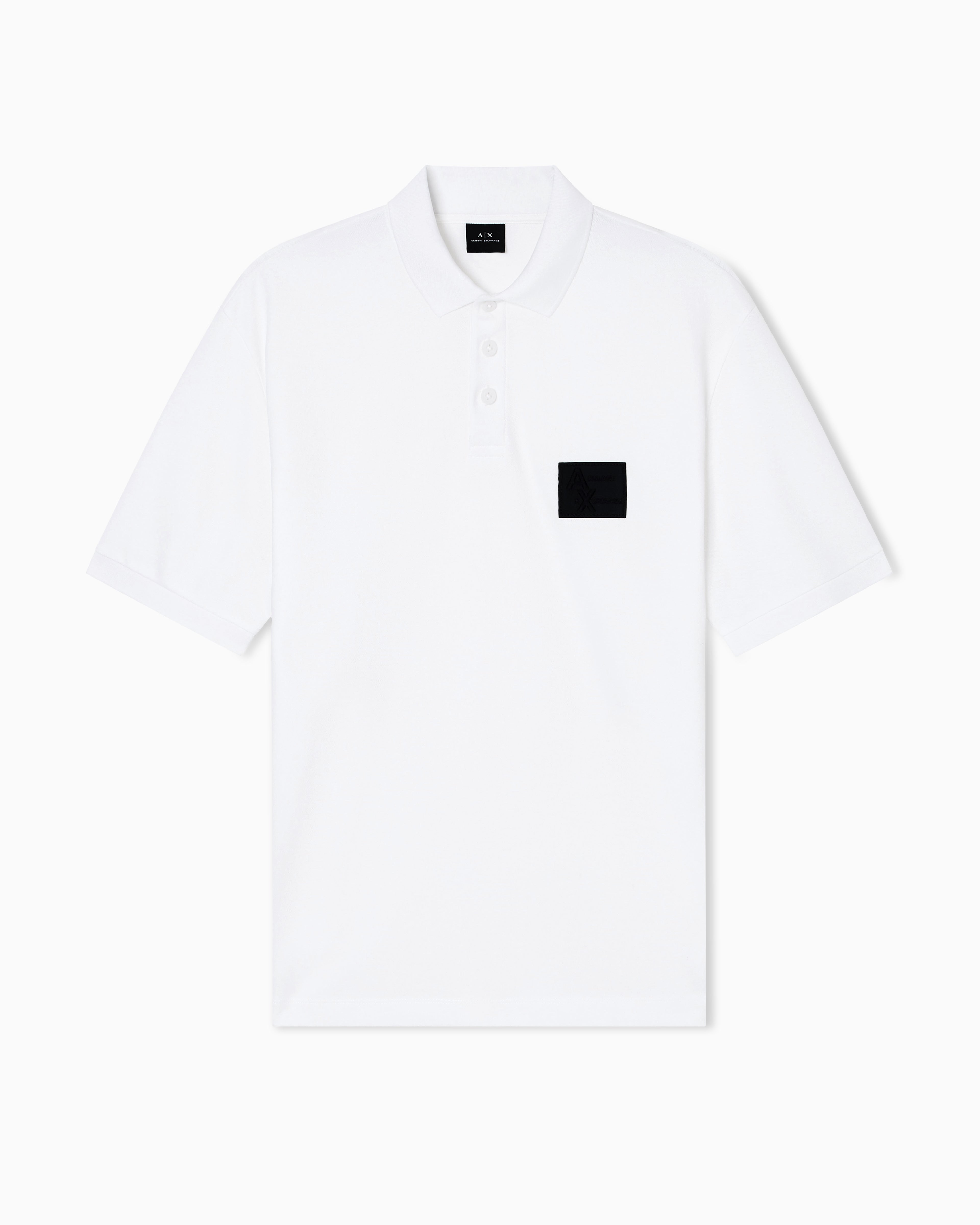 Armani Exchange Regular fit polo shirt with patch
