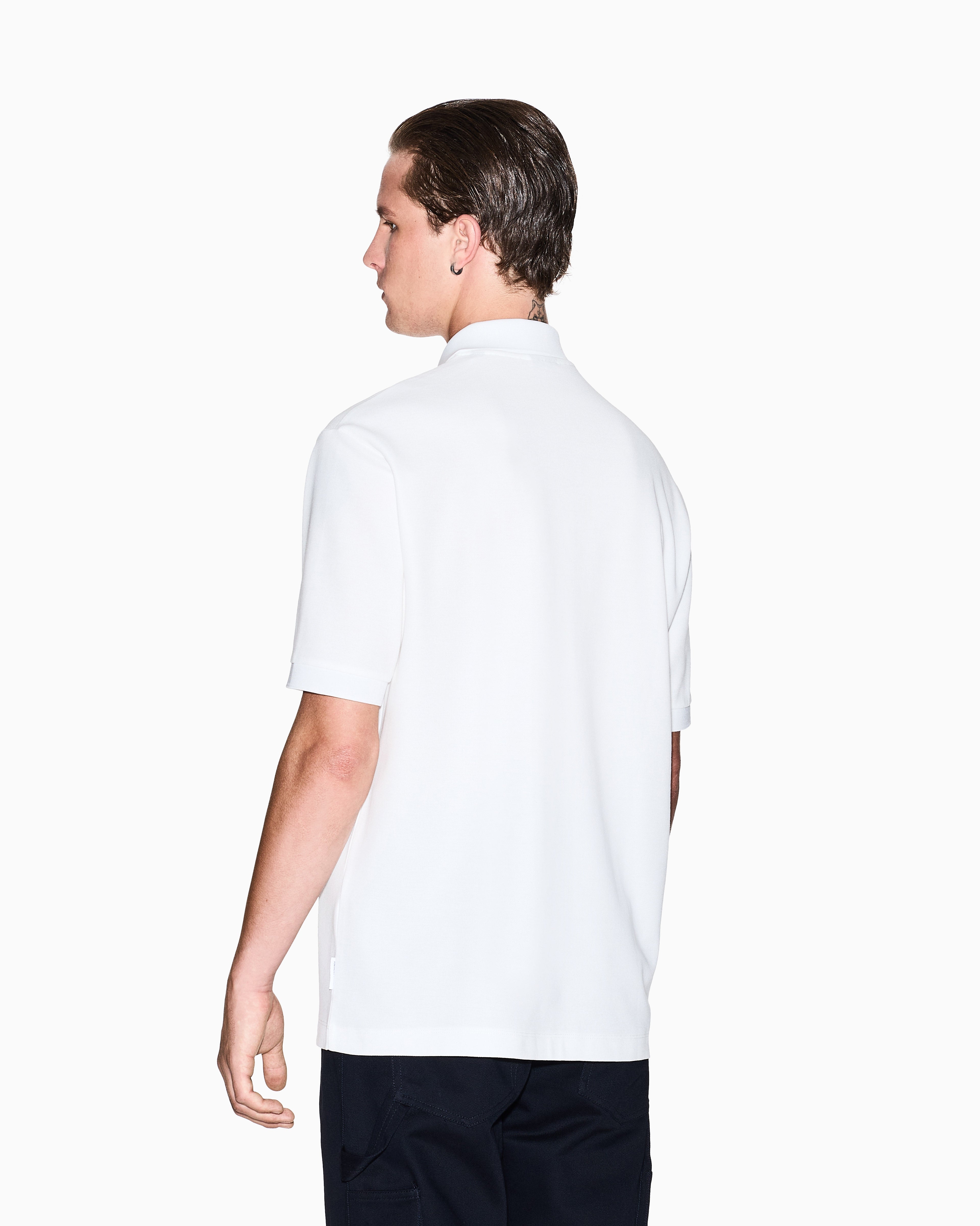 Armani Exchange Regular fit polo shirt with patch