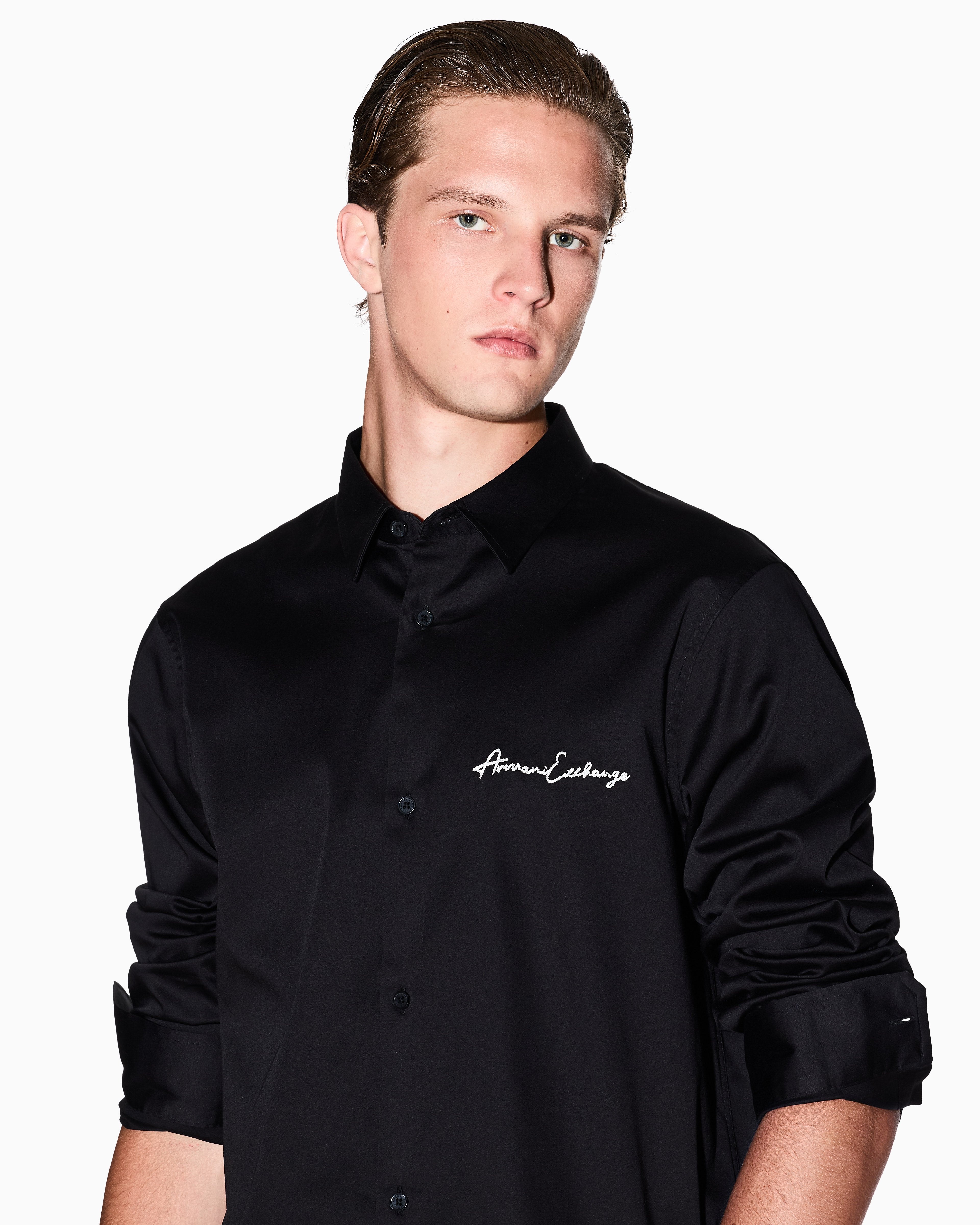 Armani Exchange Signature Regular Fit Shirt
