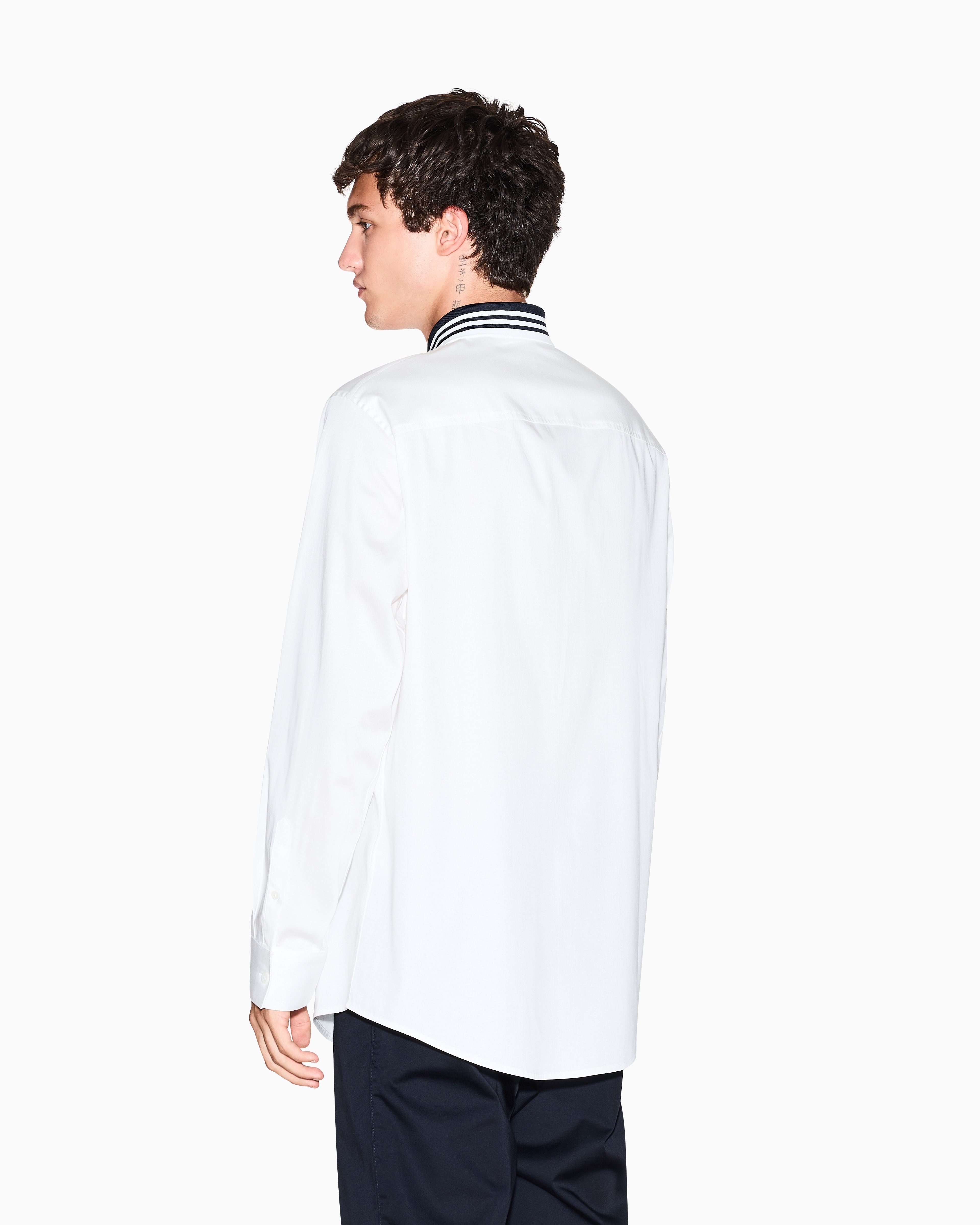 Armani Exchange Regular fit shirt with contrasting piping