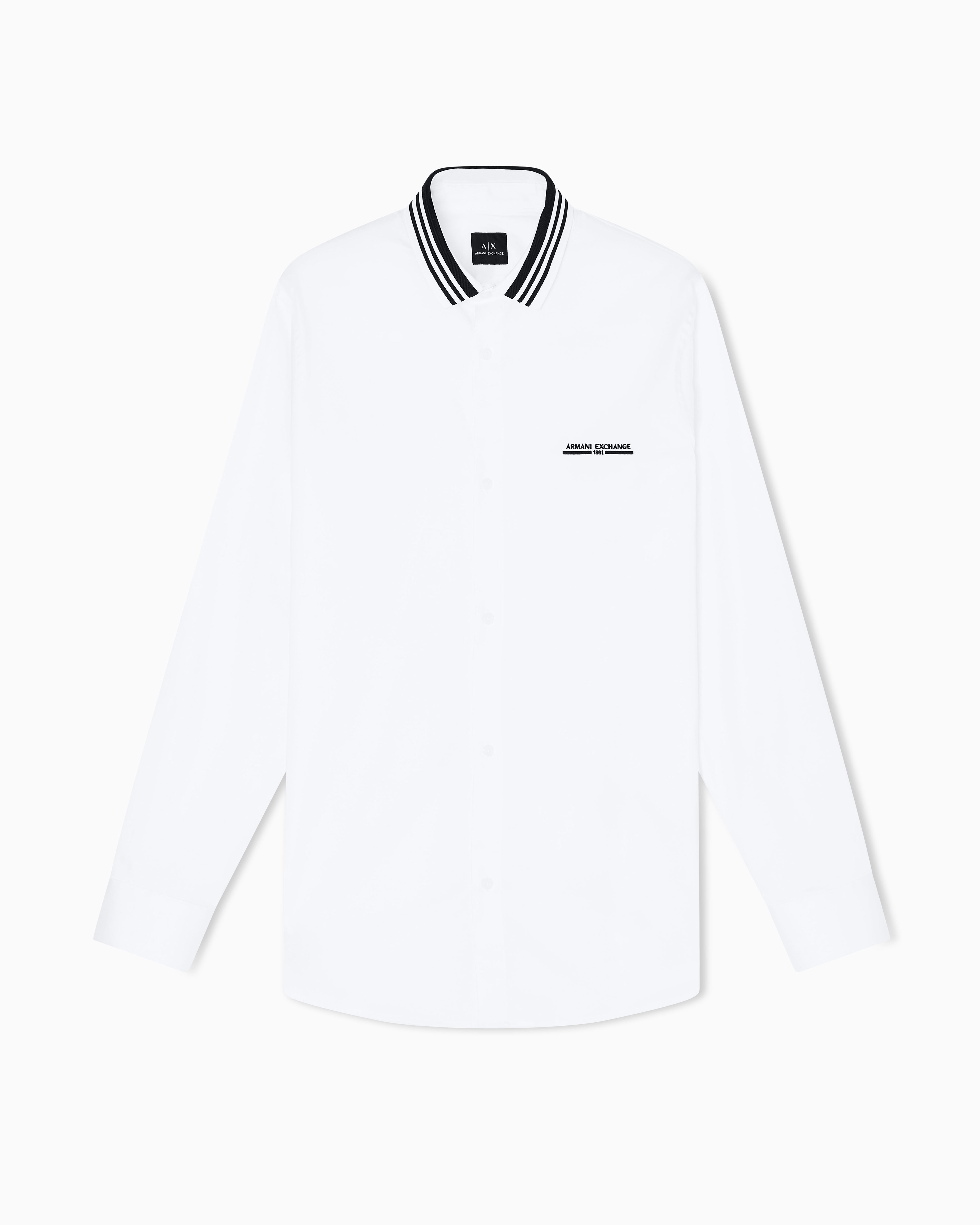 Armani Exchange Regular fit shirt with contrasting piping