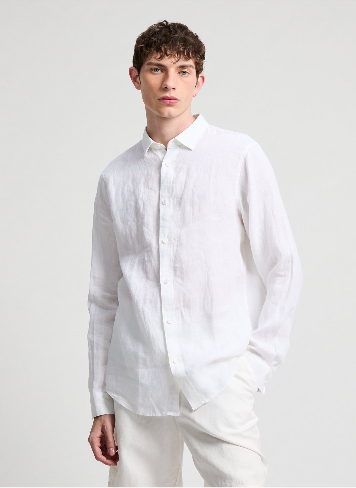 Armani Exchange Men's Linen Shirt