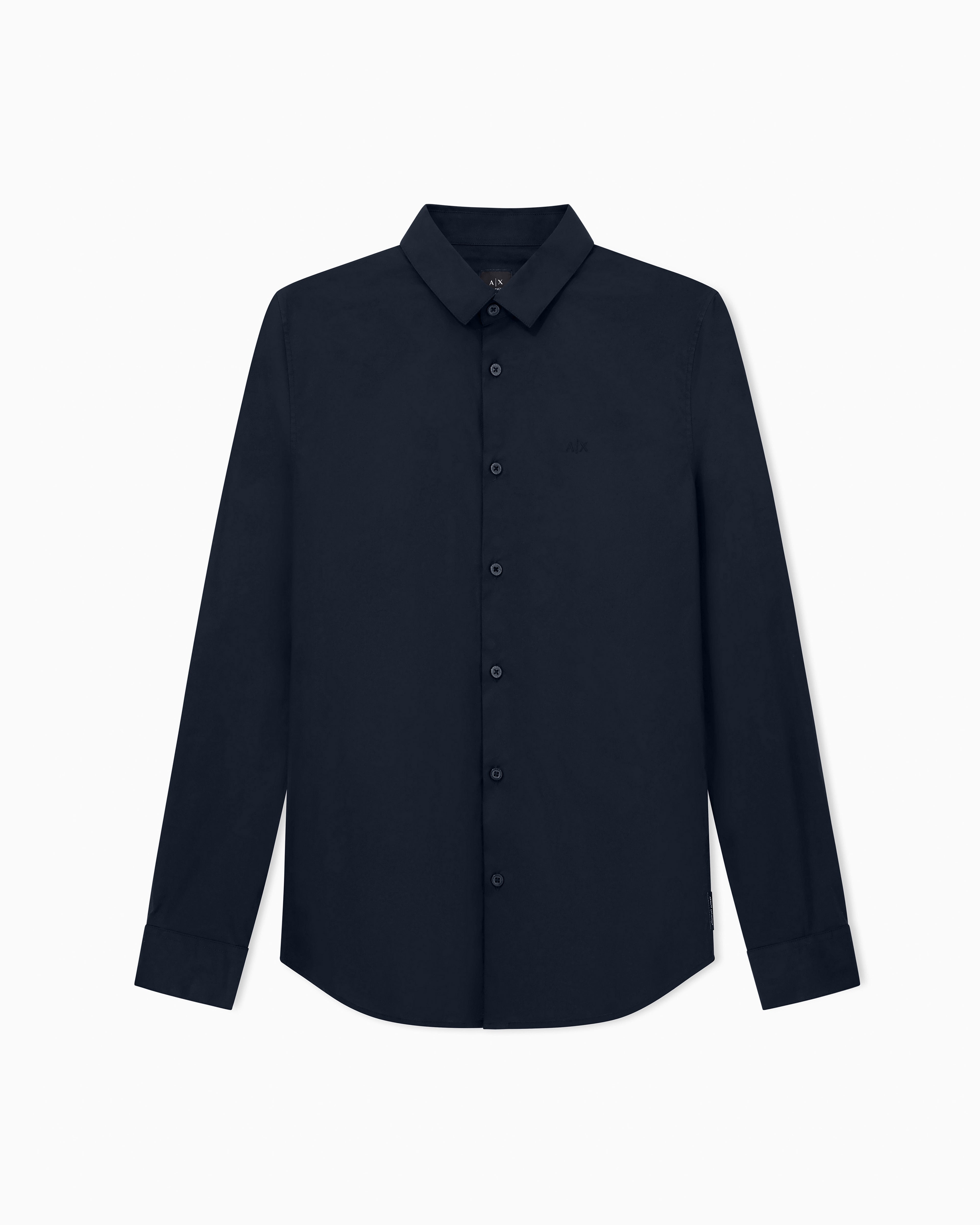 Armani Exchange Slim-fit shirt Essential in stretch cotton poplin