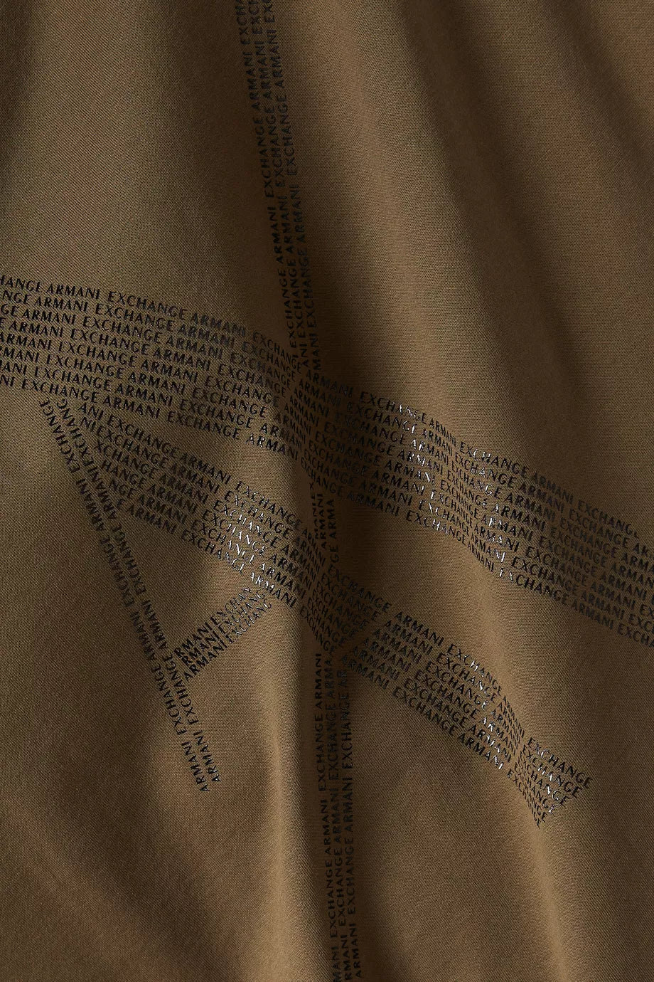 Armani Exchange Regular fit T-shirt with logo print in mud