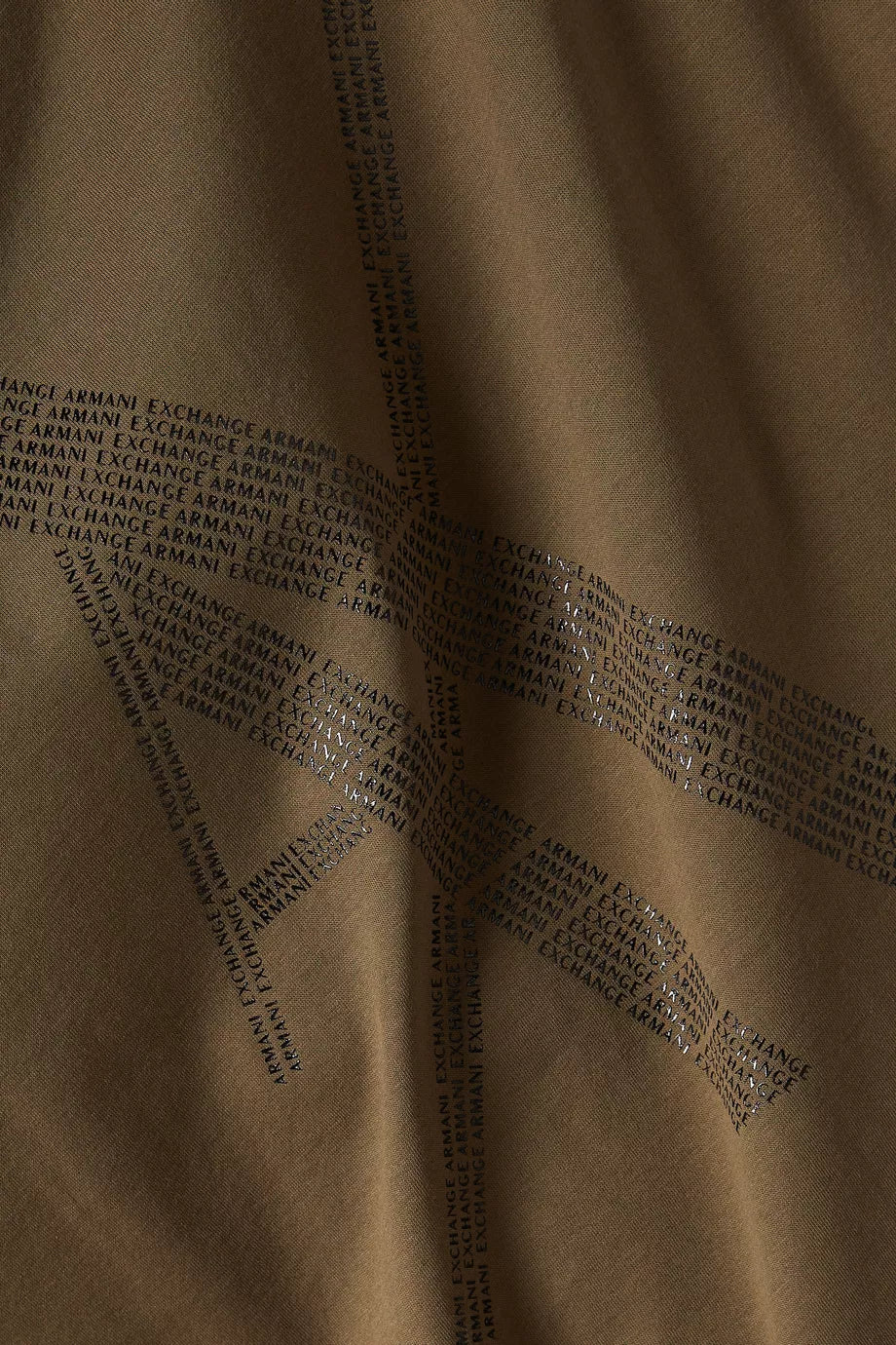 Armani Exchange Regular fit T-shirt with logo print in mud
