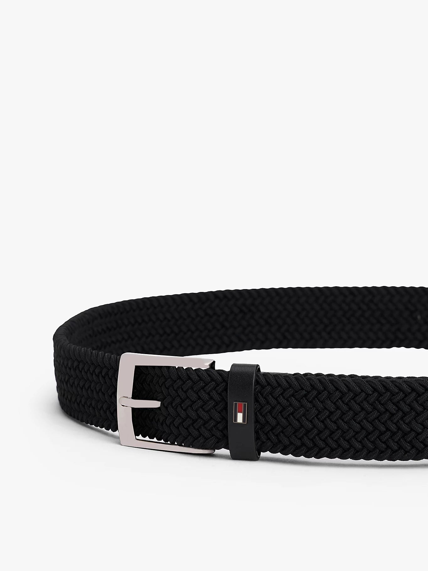 Tommy Hilfiger Square Buckle Elastic Webbing Belt