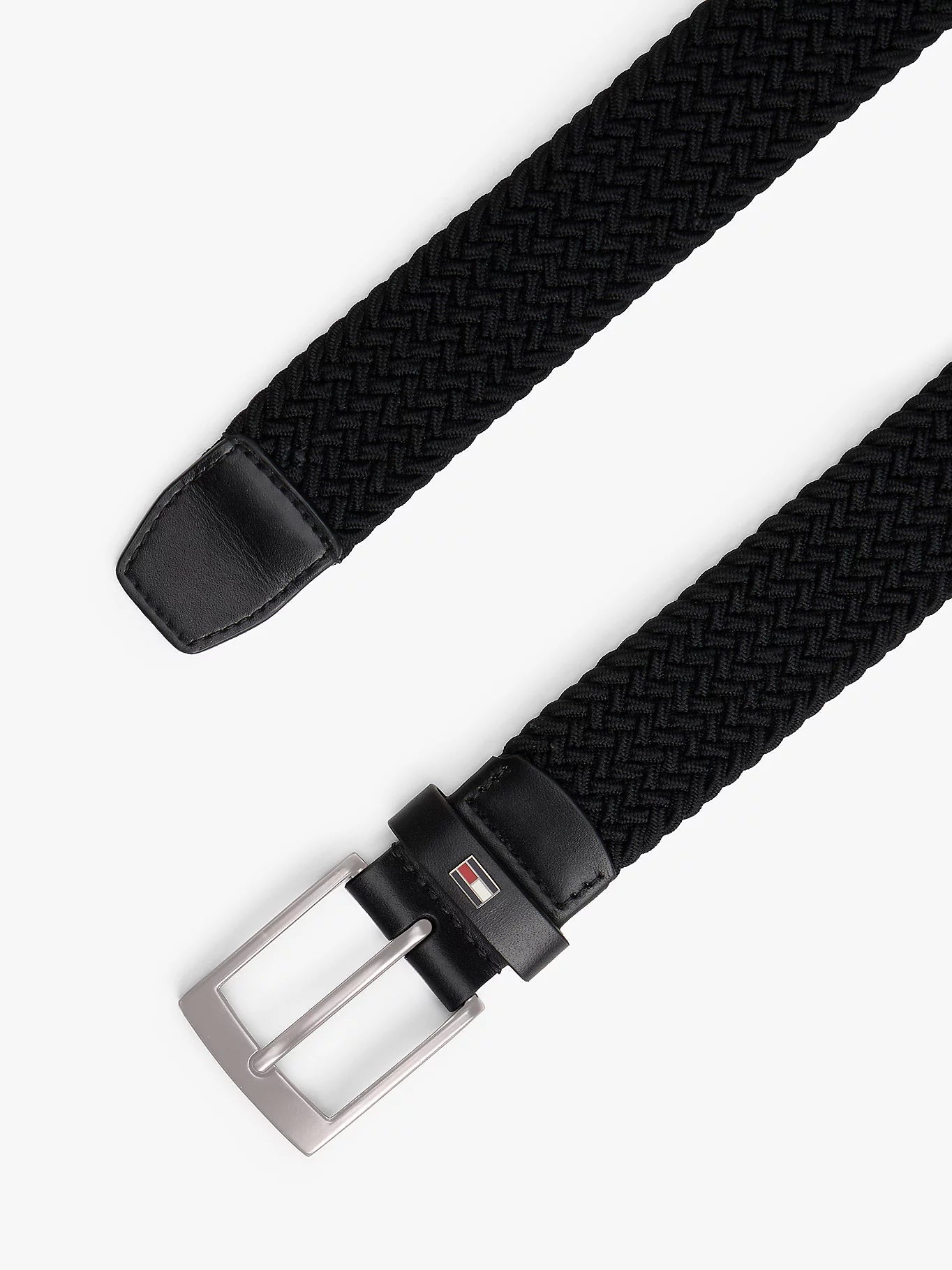 Tommy Hilfiger Square Buckle Elastic Webbing Belt