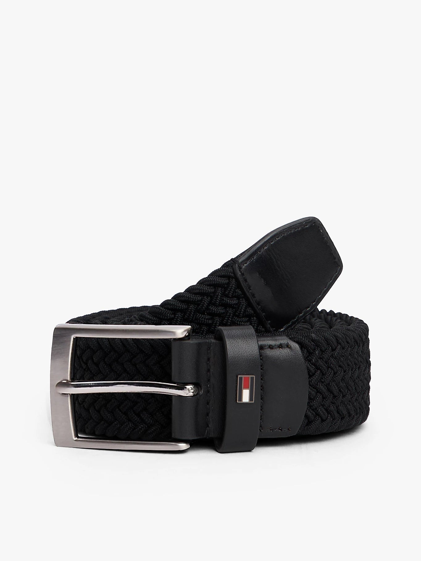 Tommy Hilfiger Square Buckle Elastic Webbing Belt