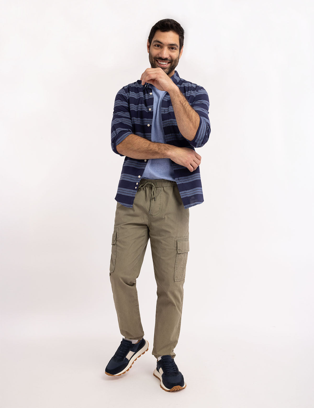 USPA Cotton Triple Stretch Poplin Shirt