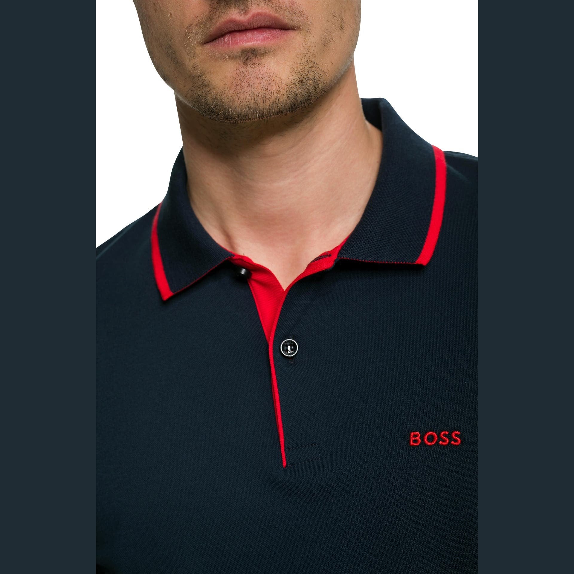 Boss Dark Blue Polo Shirt