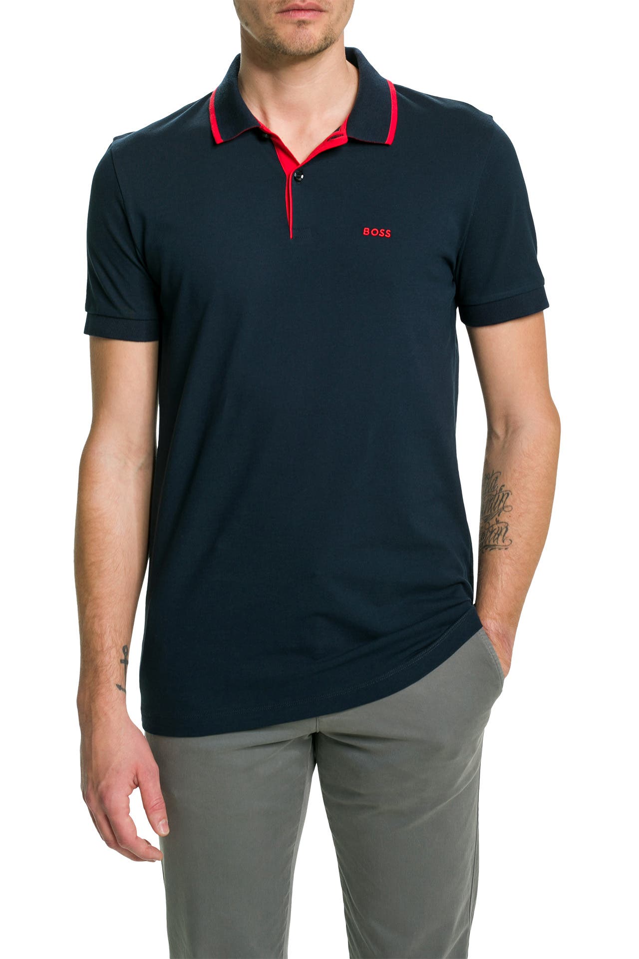 Boss Dark Blue Polo Shirt