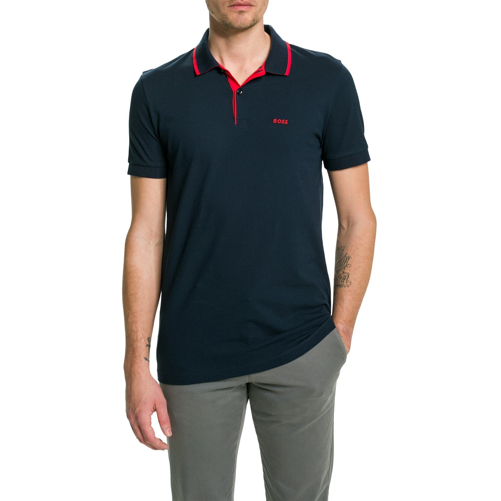 Boss Dark Blue Polo Shirt