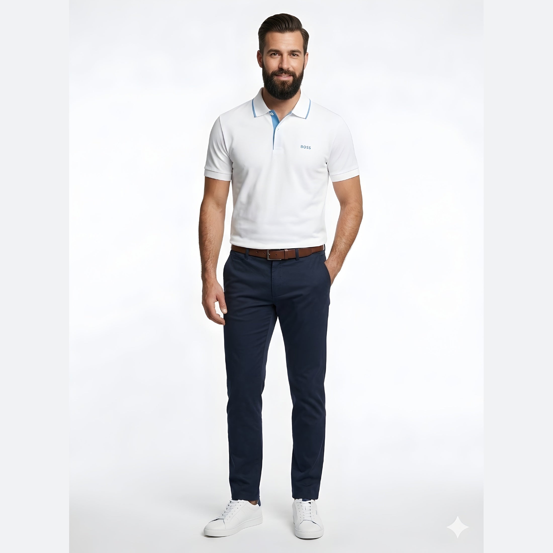 Boss Men's Firenze Short Sleeve Polo Shirt