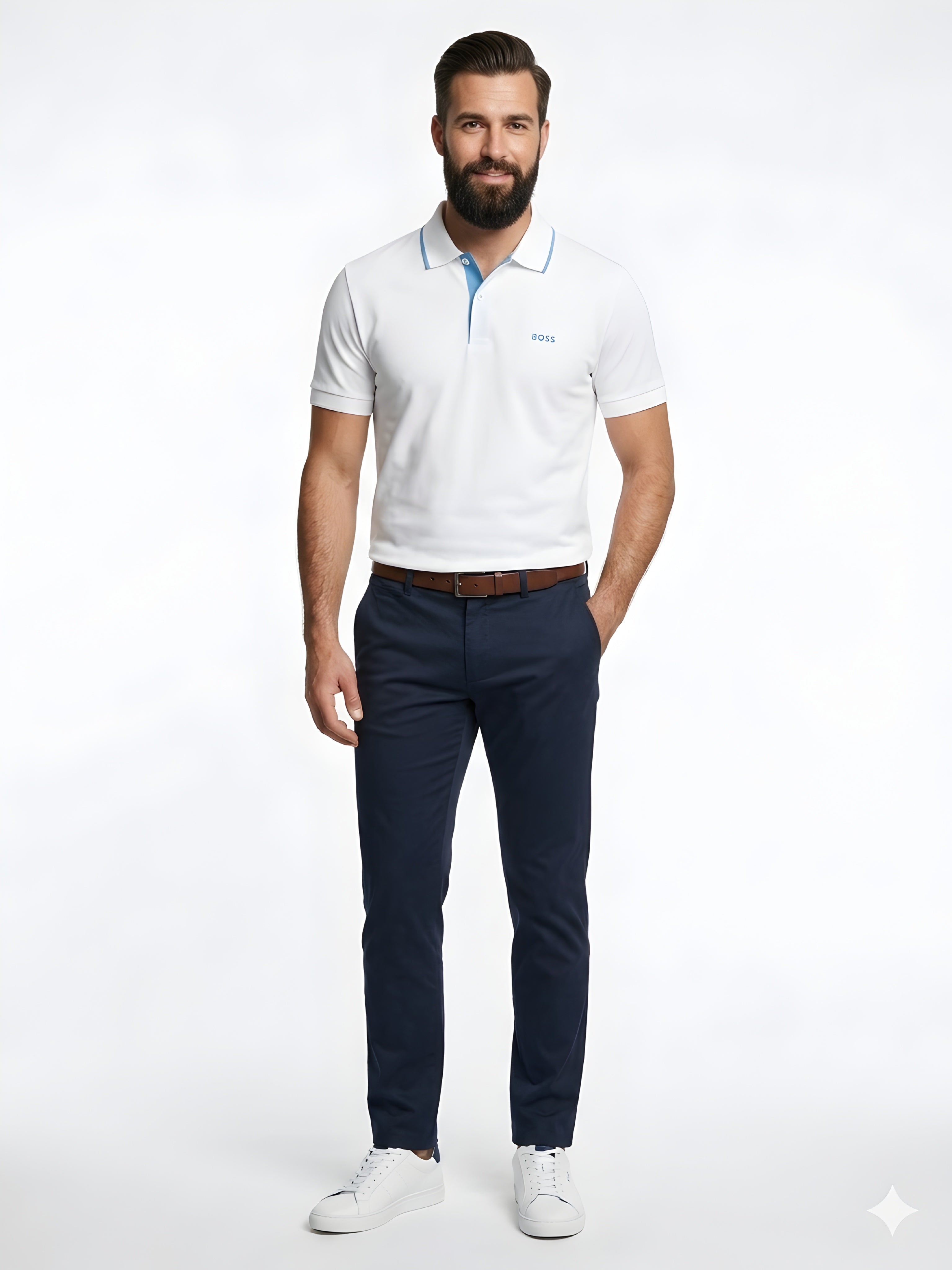 Boss Men's Firenze Short Sleeve Polo Shirt