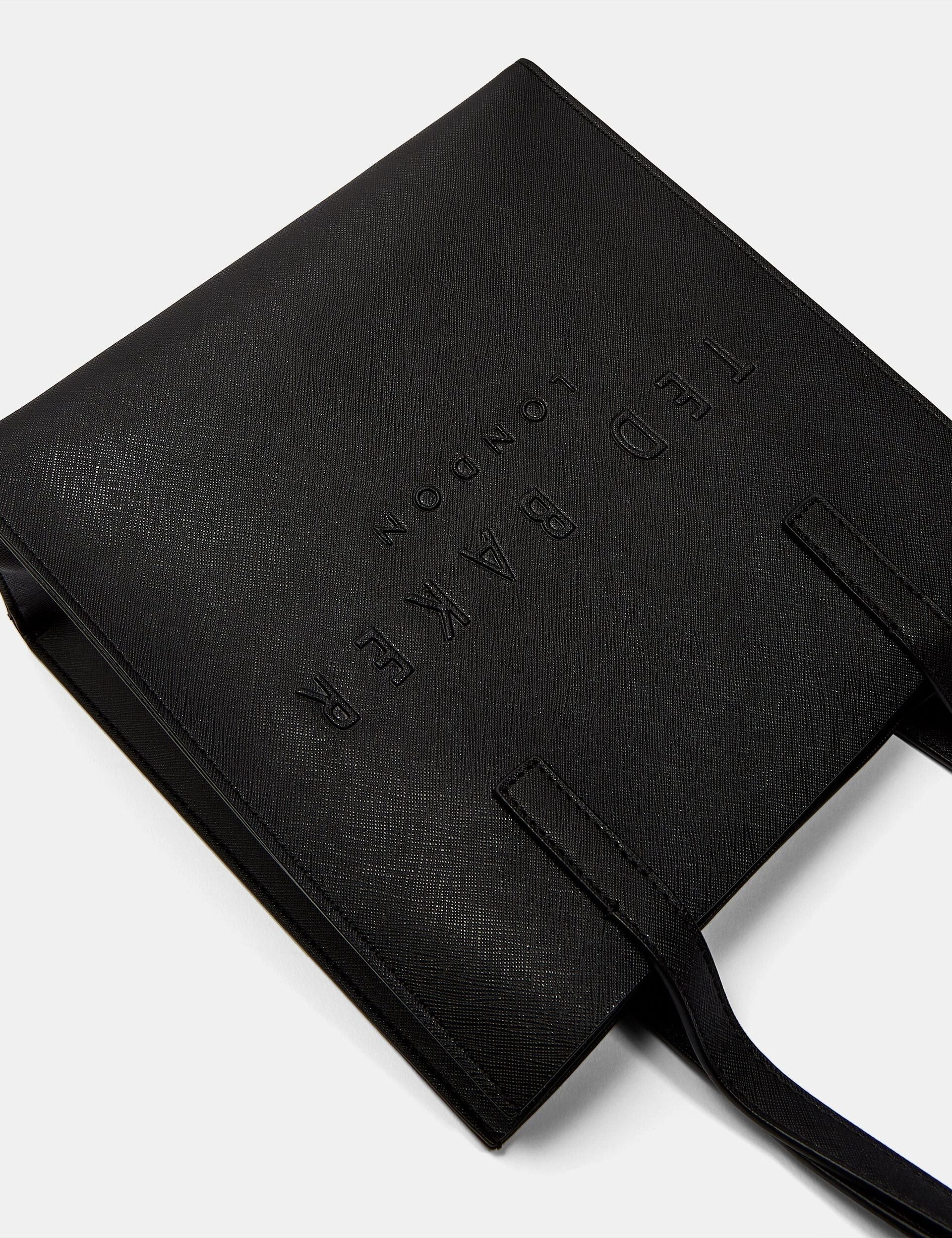 Seacon Textured PU Leather Small Icon Tote Bag