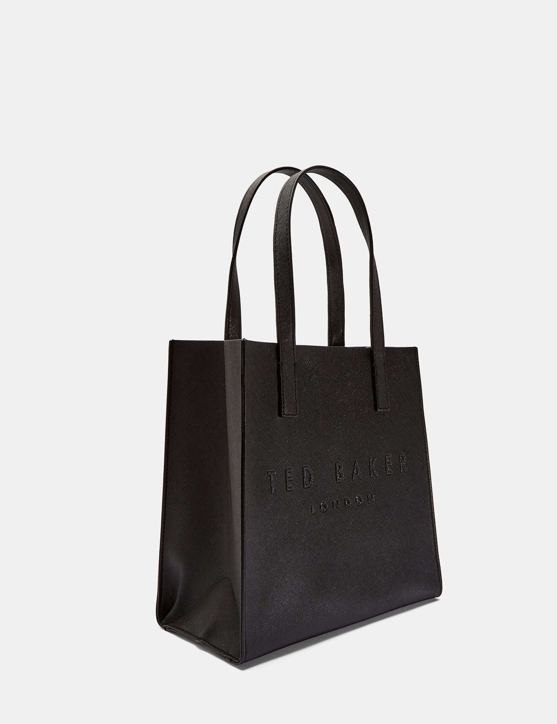 Seacon Textured PU Leather Small Icon Tote Bag