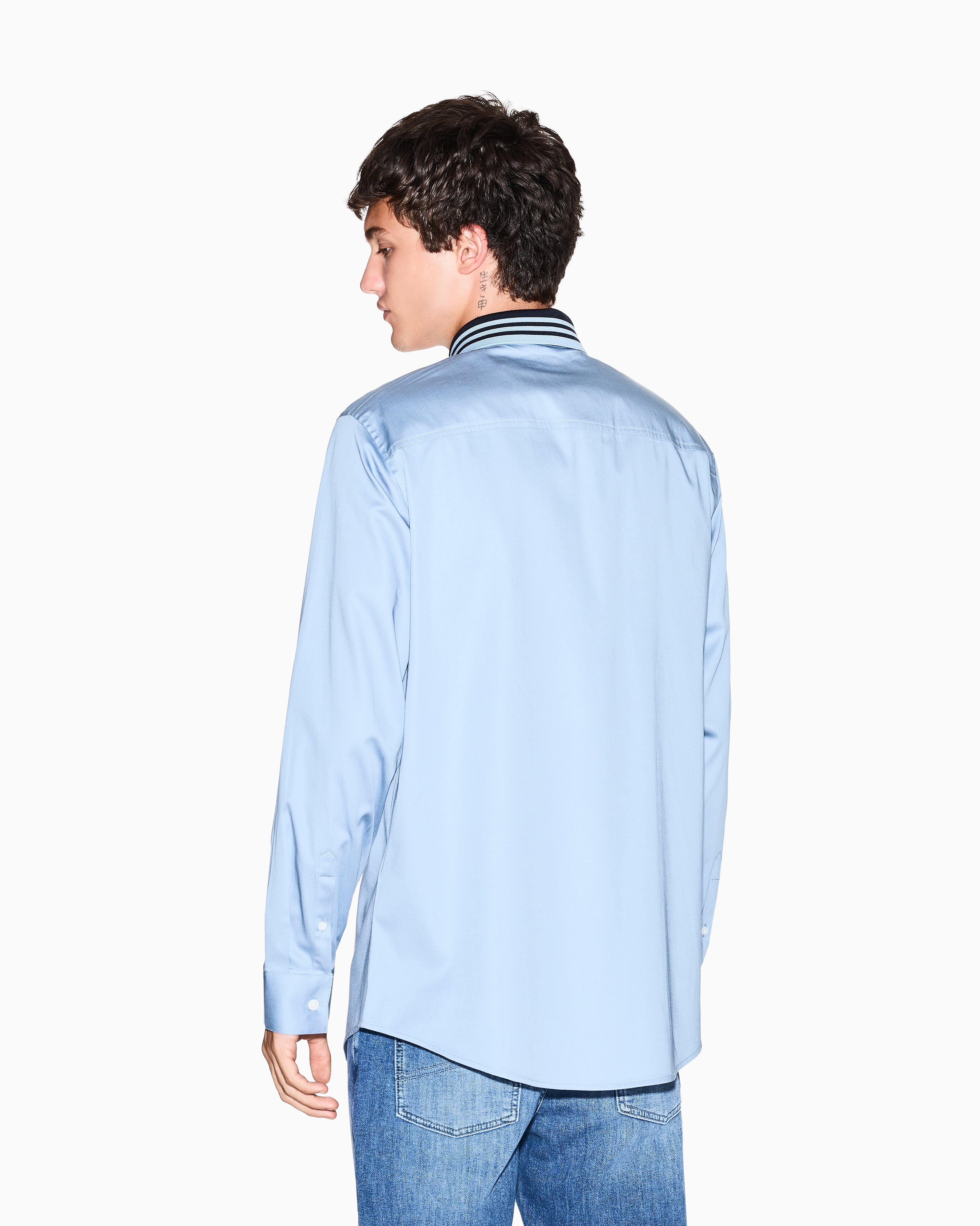 Armani Exchange Regular fit shirt with contrasting piping