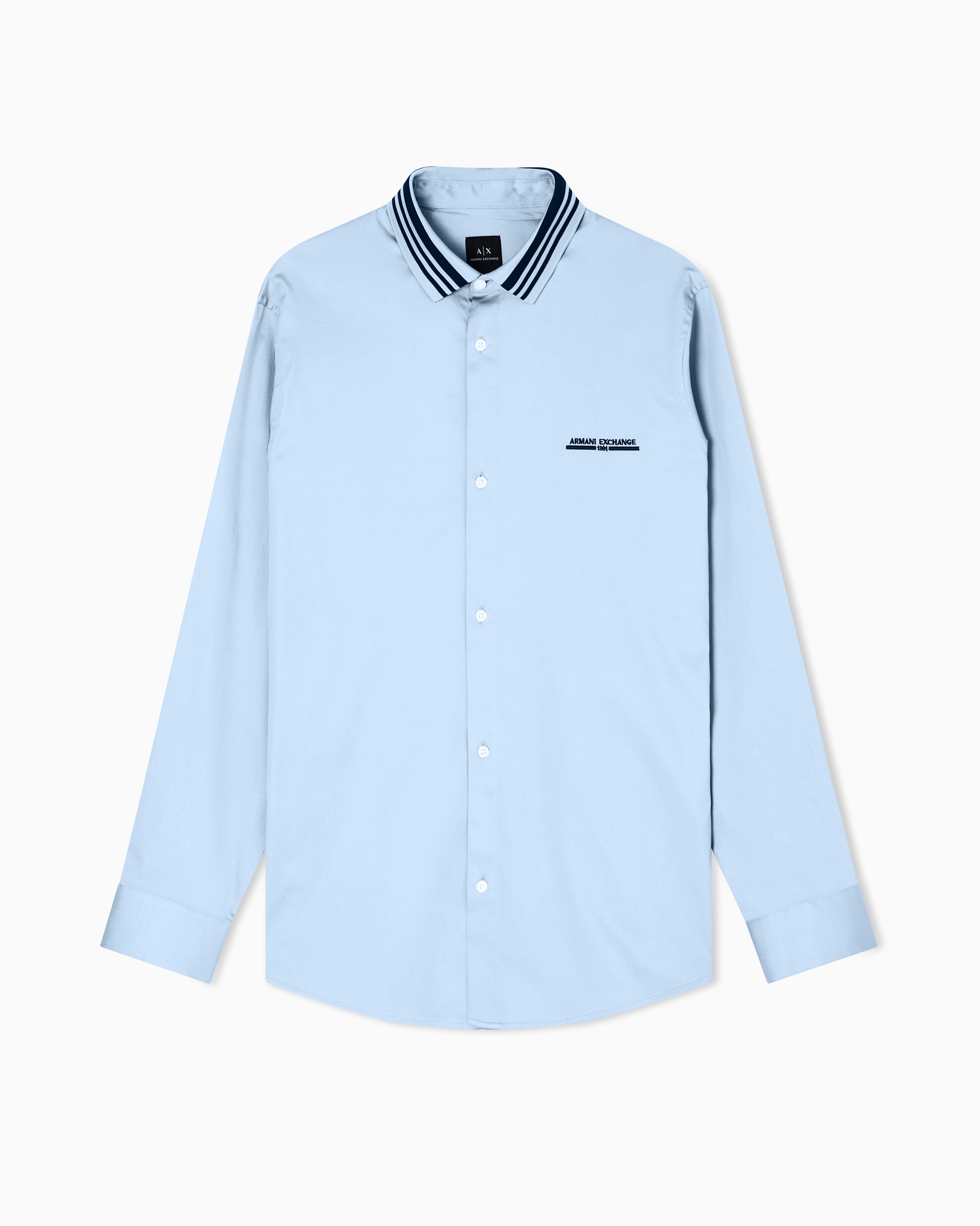 Armani Exchange Regular fit shirt with contrasting piping