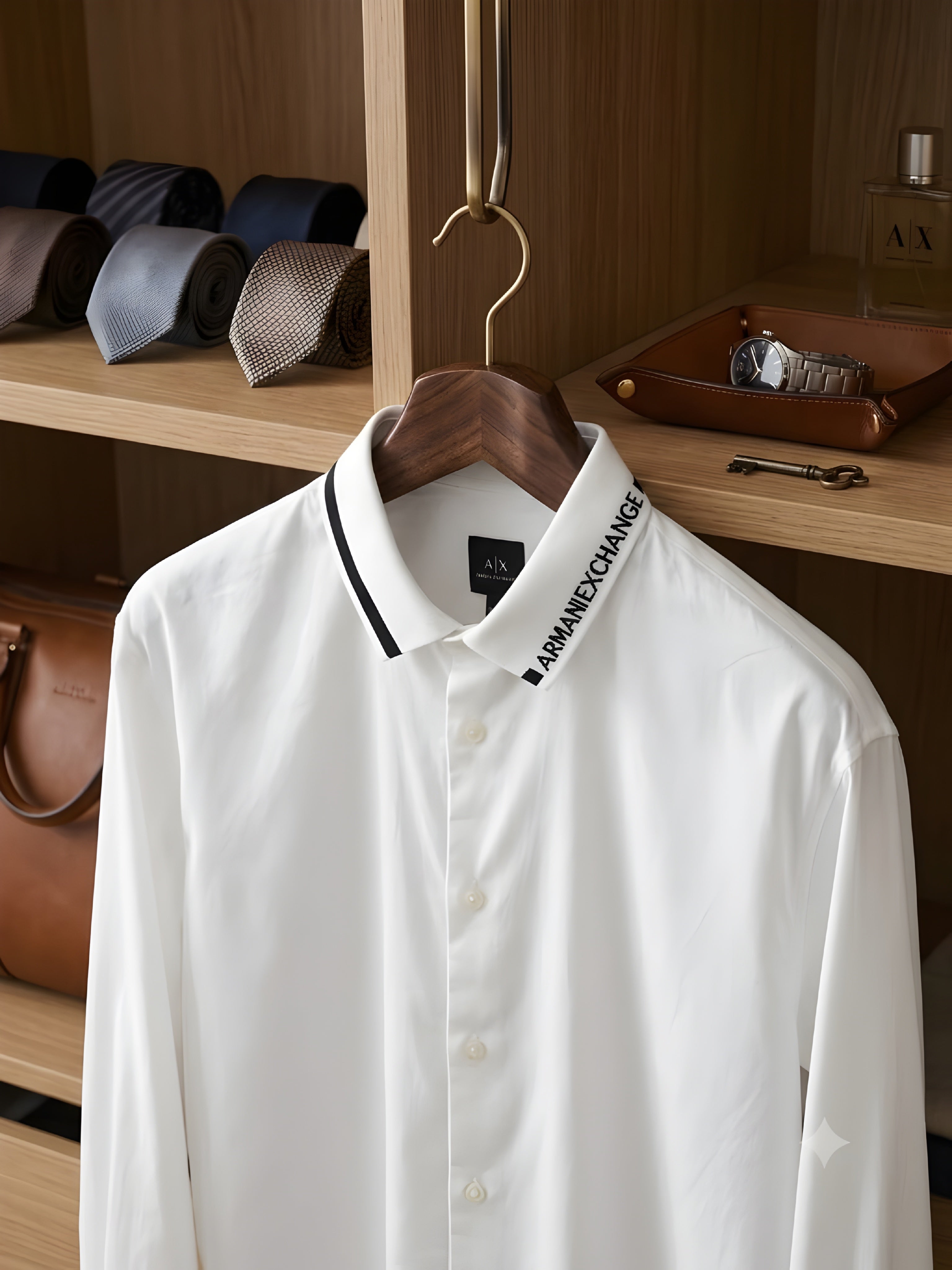 Armani Exchange Men's Shirt Regular Fit
