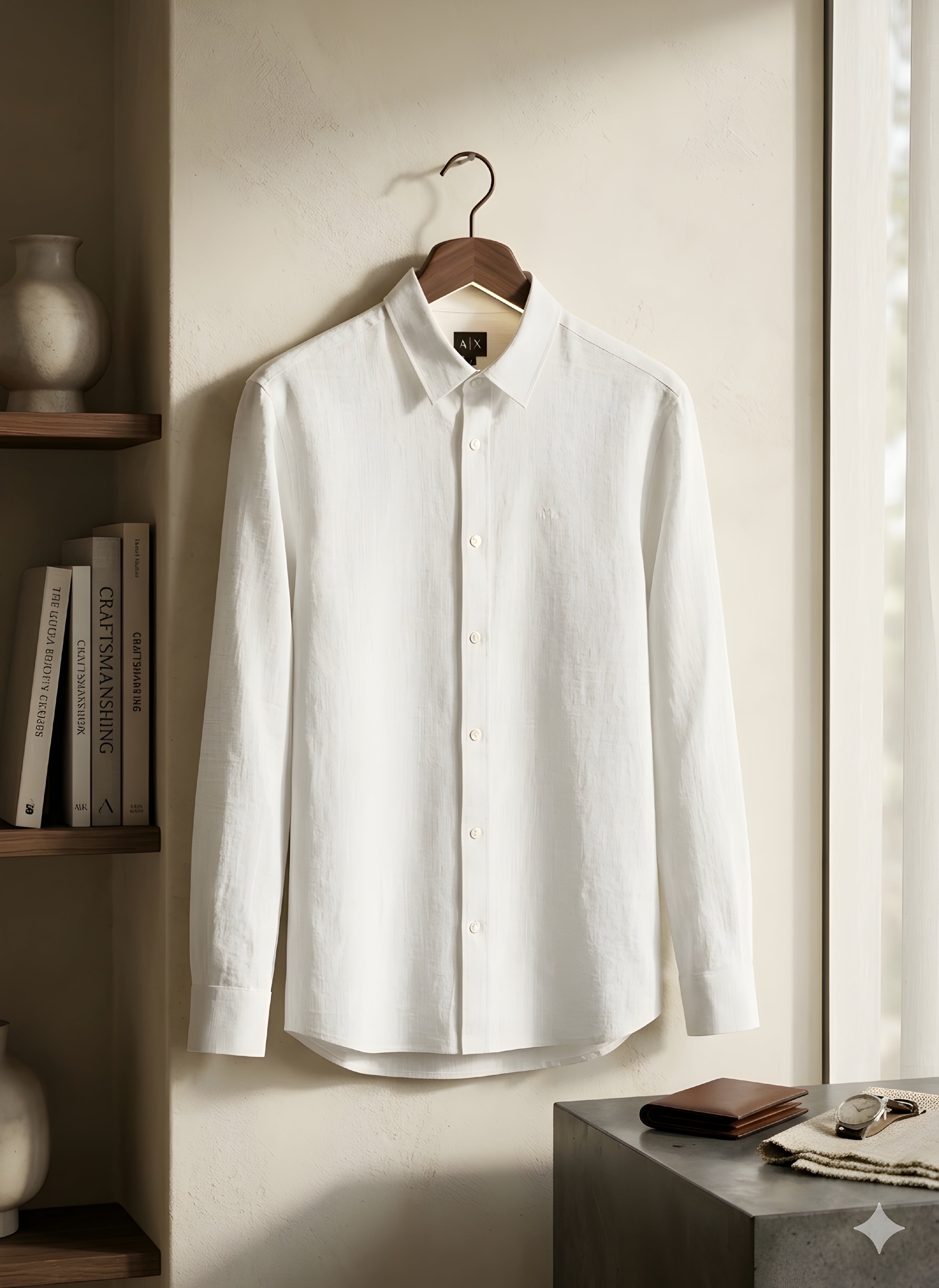 Armani Exchange Men's Linen Shirt