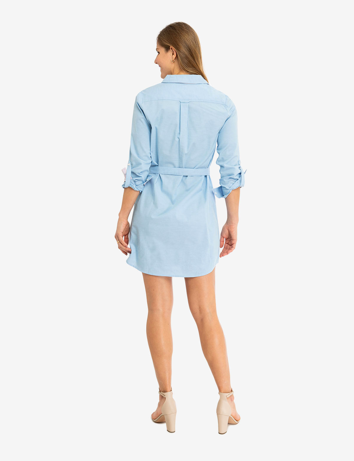 USPA Solid Oxford Dress