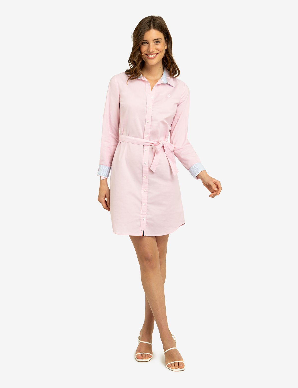 USPA Solid Oxford Dress