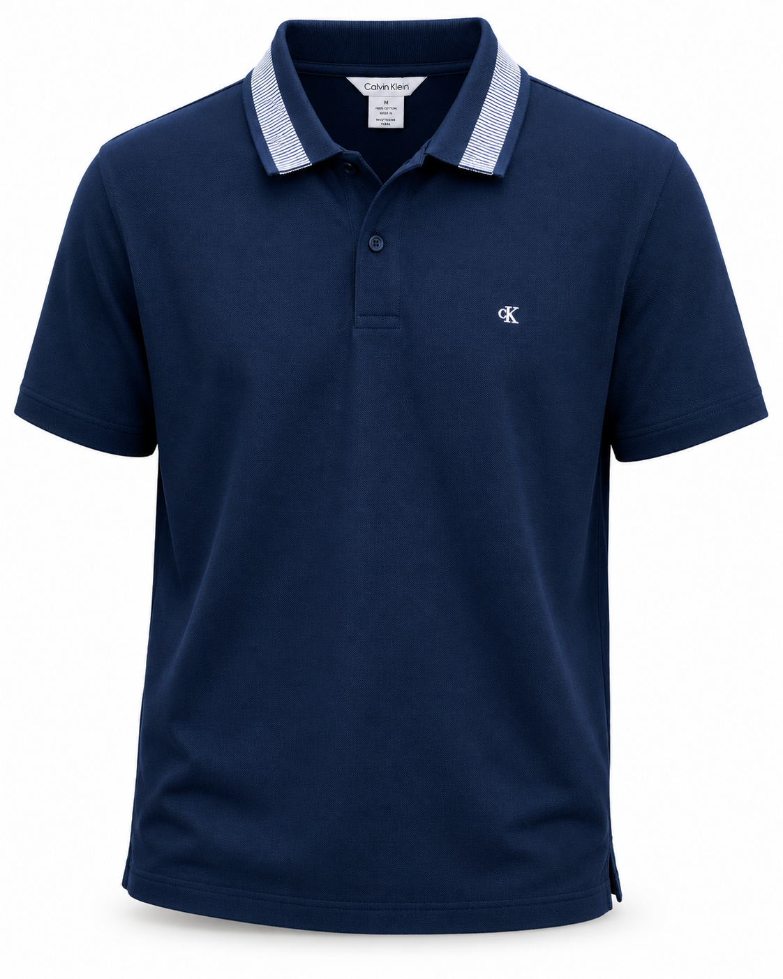 Calvin Klein Polo Shirt Tipped Collar