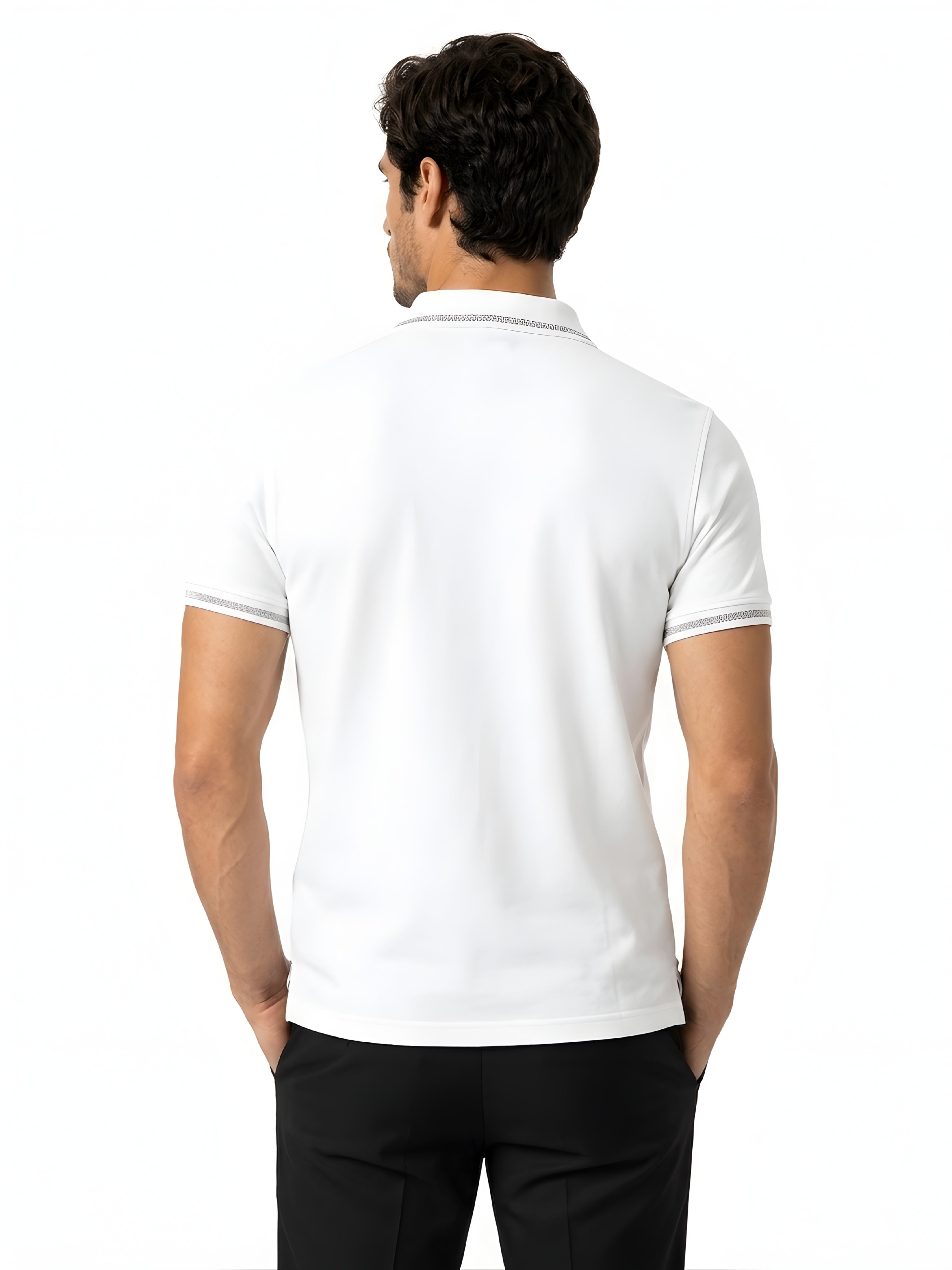 Balmain Polo Shirt Union Jack Logo Patch