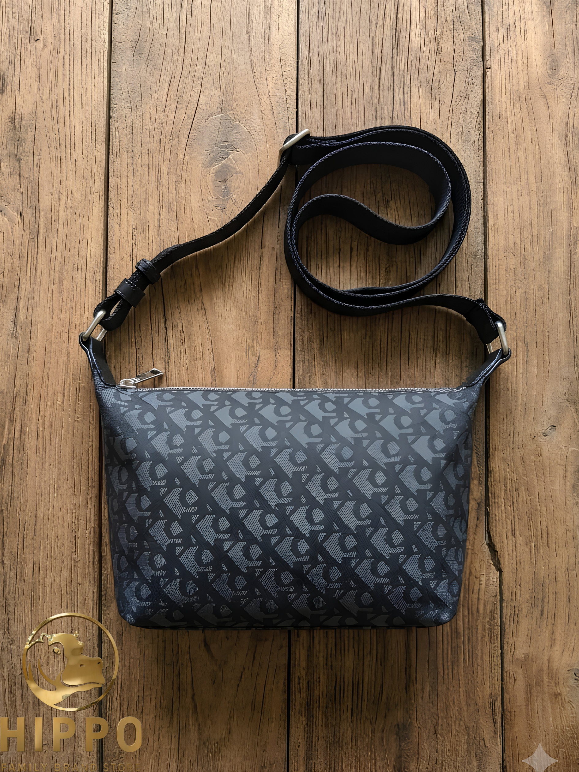 Calvin Klein Ultralight Logo Jacquard Shoulder Bag