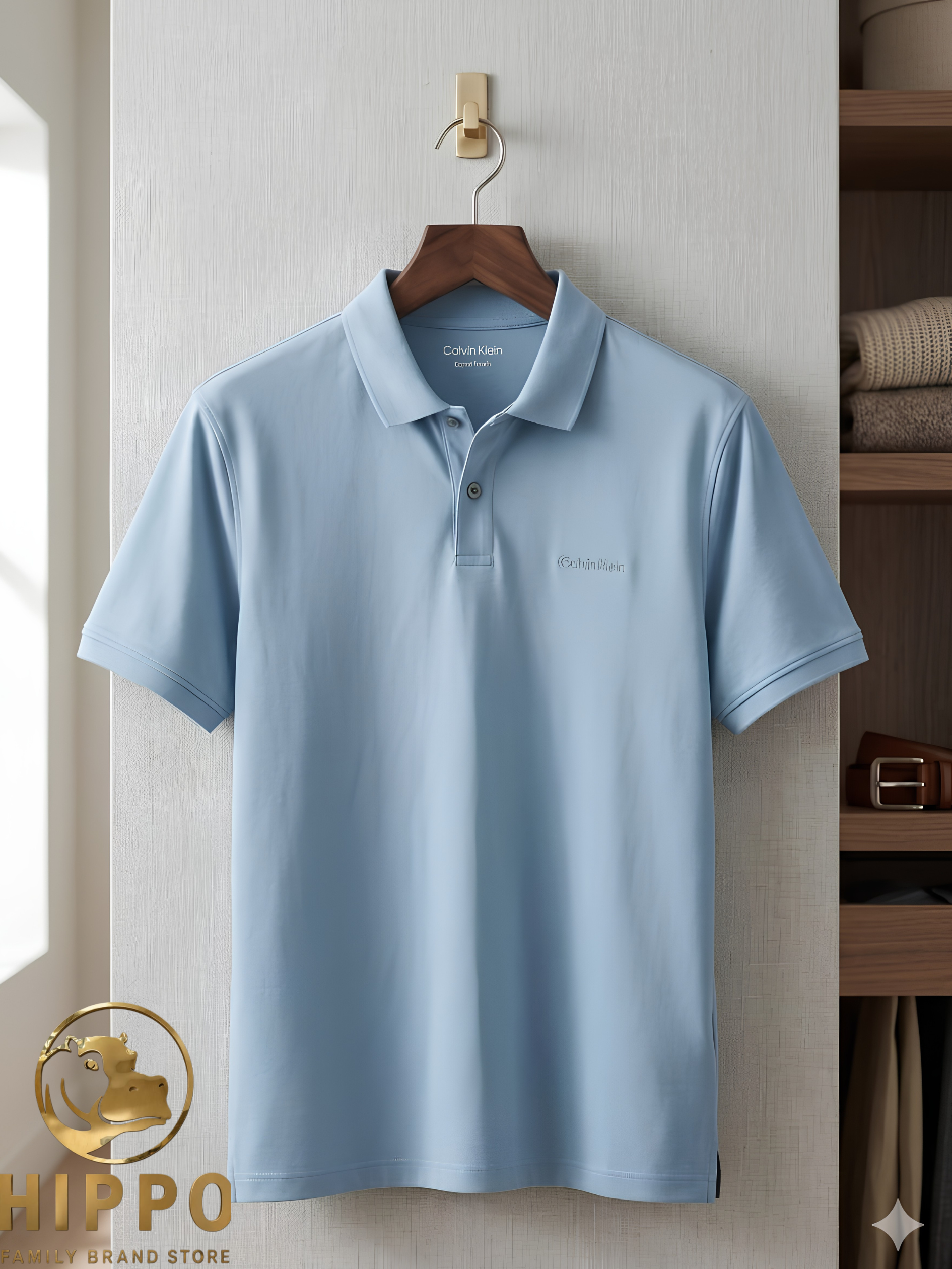 Calvin Klein Men's Solid Polo Shirt