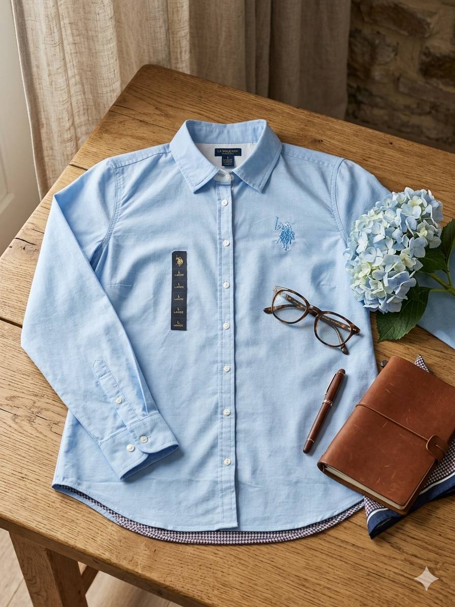US POLO ASSN TONAL OXFORD SHIRT