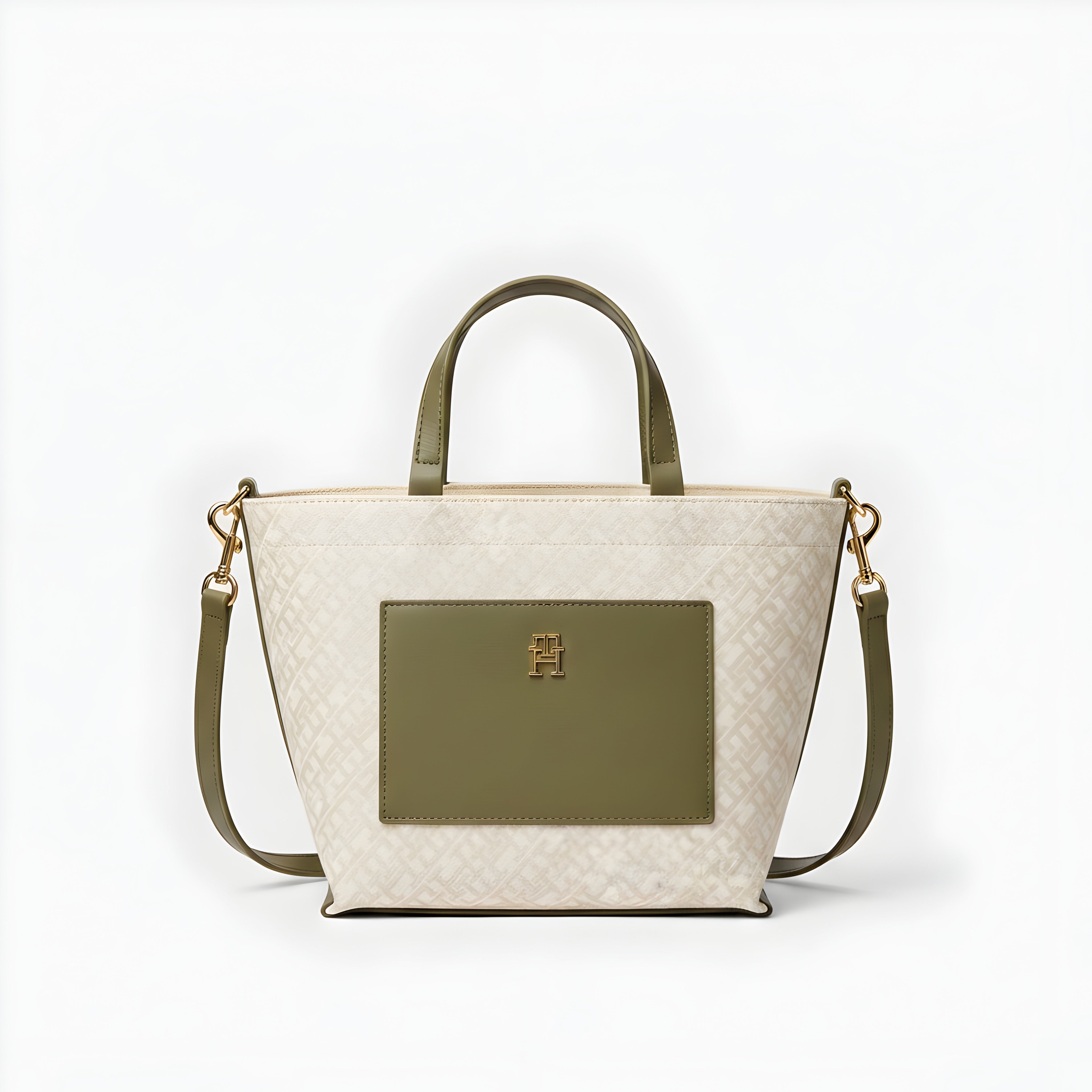 Tommy Hilfiger TH Monogram Jaquard Canvas Bag