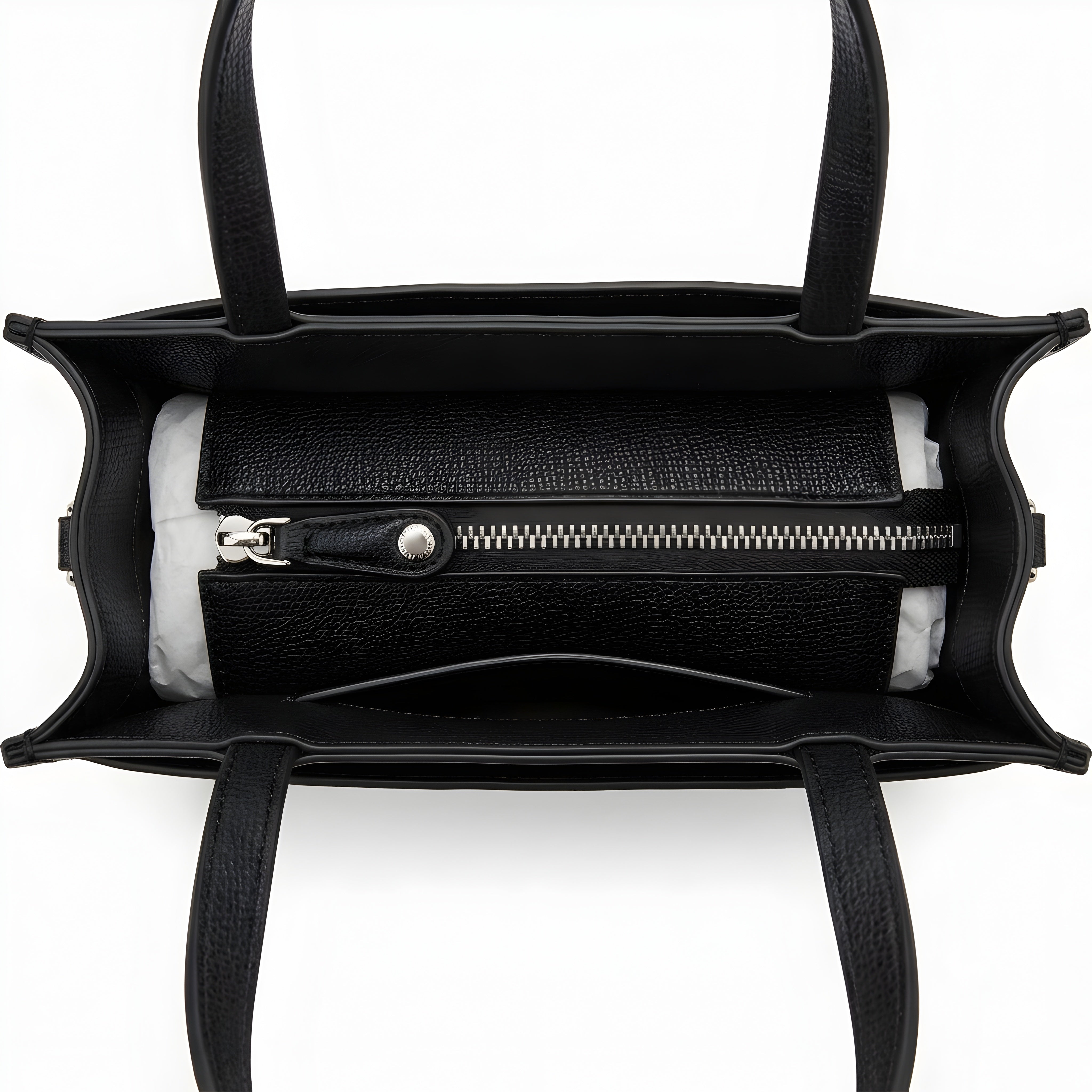 Karl Lagerfeld Black Multicolor Floral Sunflower Satchel Bag