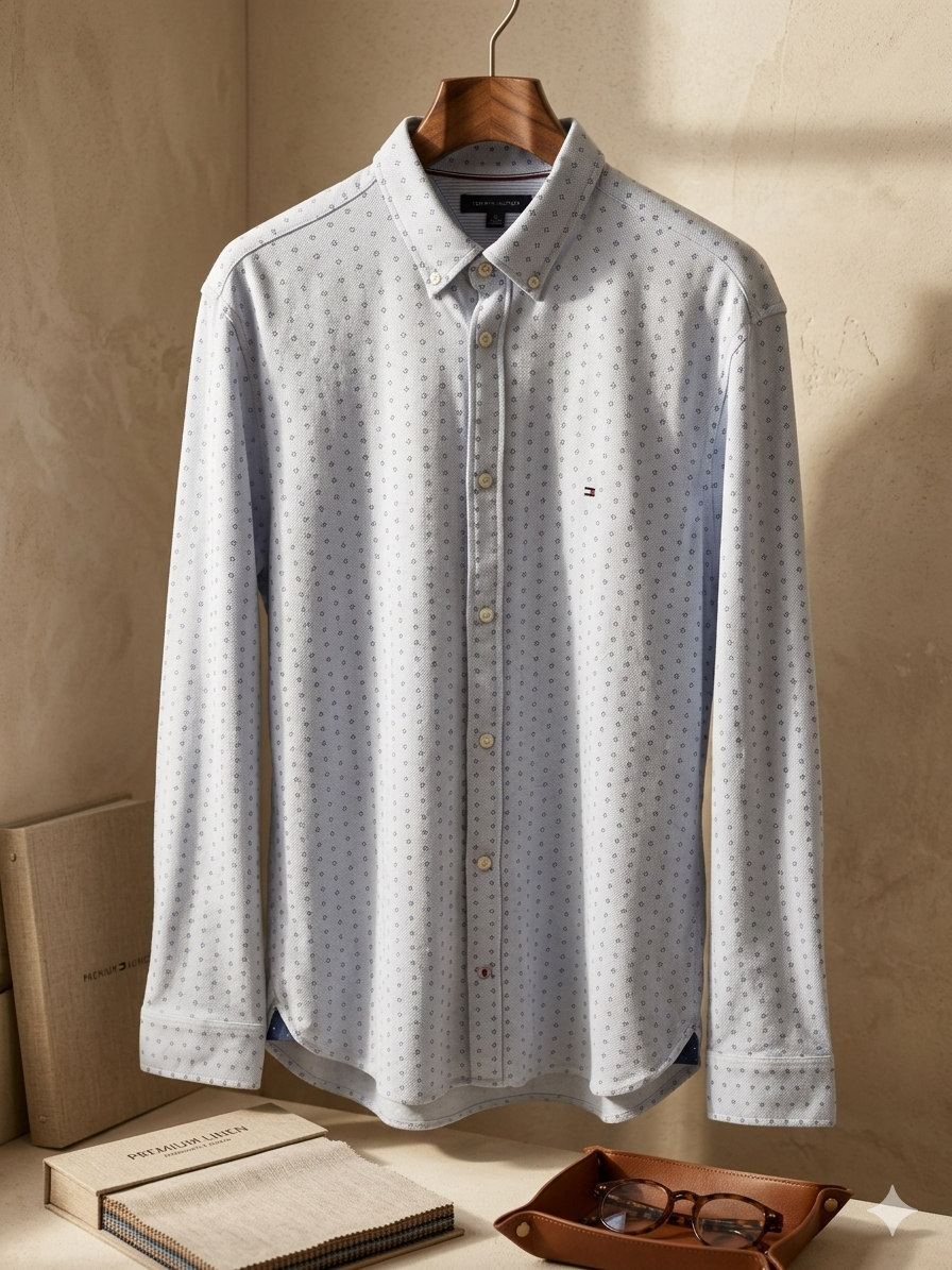 Tommy Hilfiger Oxford Slim fit Cotton stretch Shirt