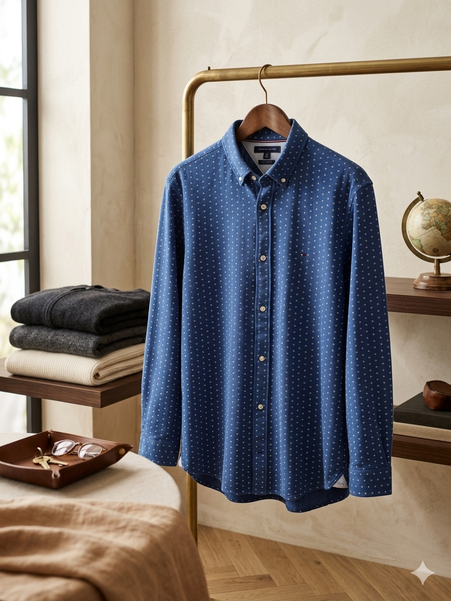 Tommy Hilfiger Oxford Slim fit Cotton stretch Shirt