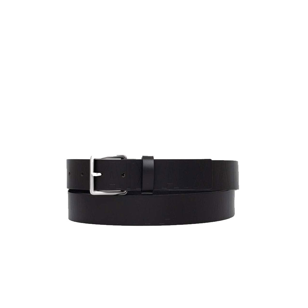 Armani Exchange Logo Belt Black