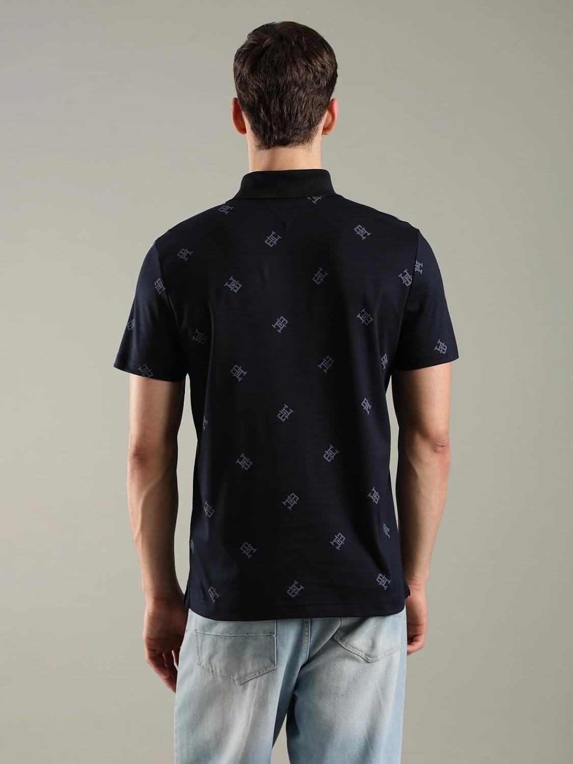 Tommy Hilfiger Logo Regular Fit Cotton Polo T-Shirt