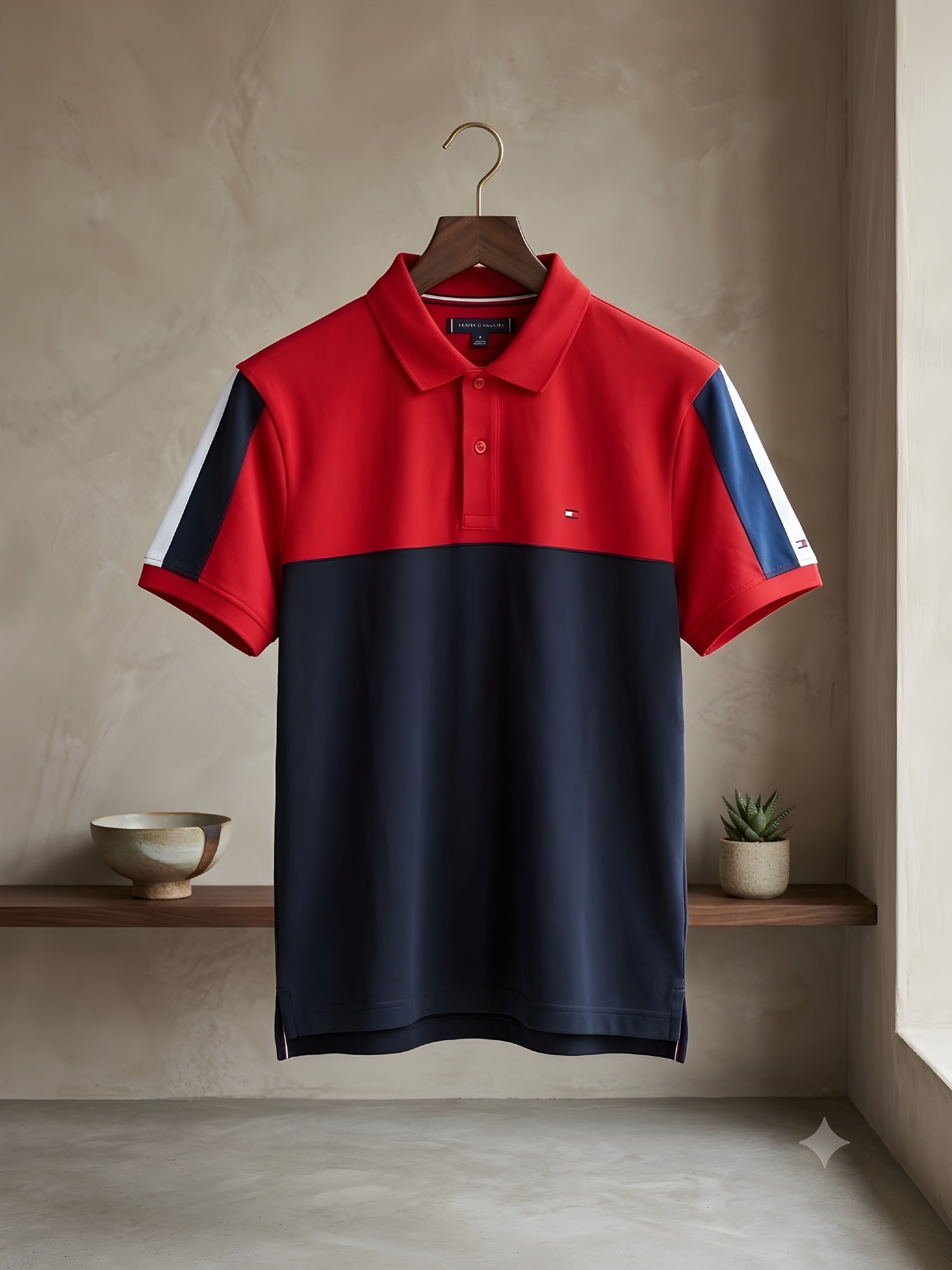 Tommy Hilfiger Colour Blocked Regular Fit Polo Shirt