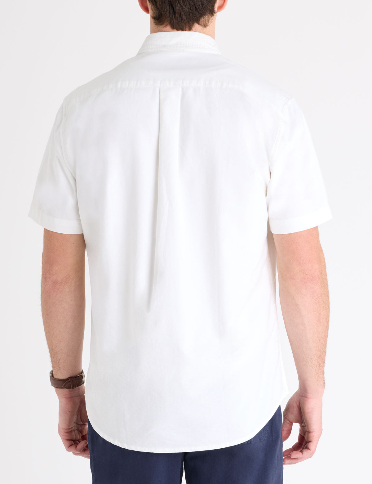 USPA SHORT SLEEVE SIGNATURE STRIPE OXFORD SHIRT