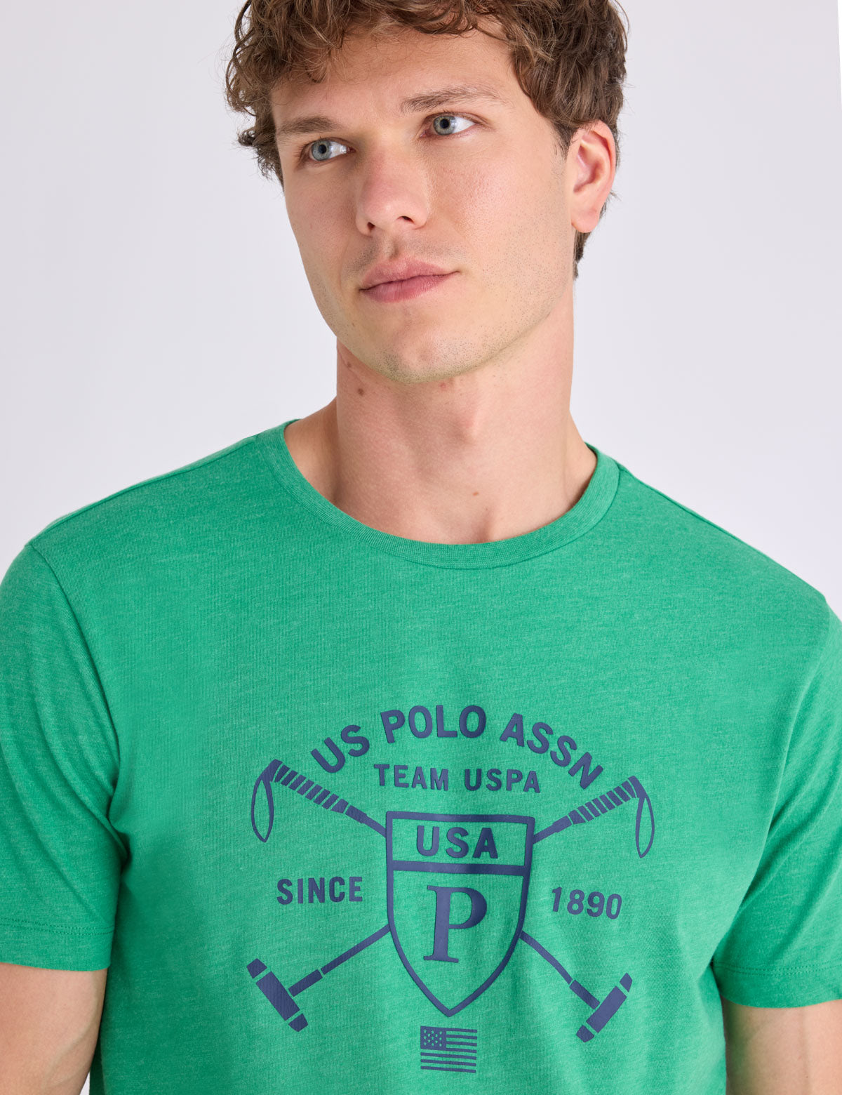 USPA MALLET SHIELD GRAPHIC T-SHIRT
