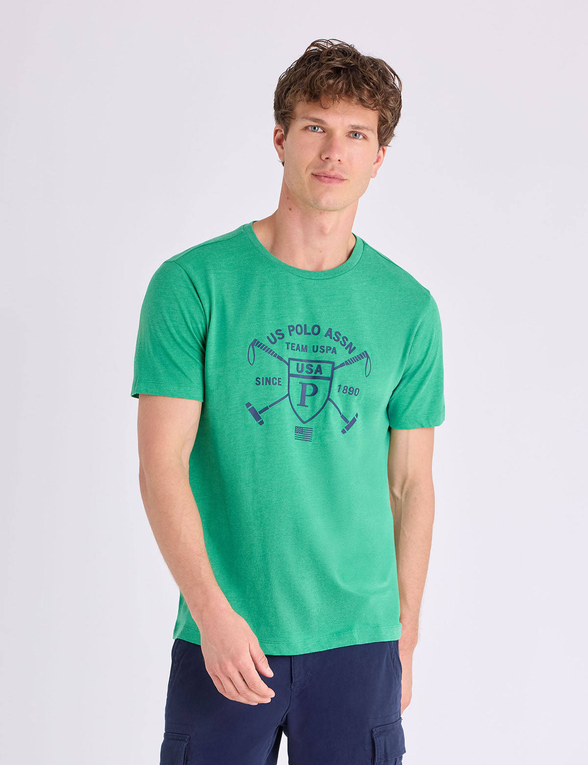 USPA MALLET SHIELD GRAPHIC T-SHIRT