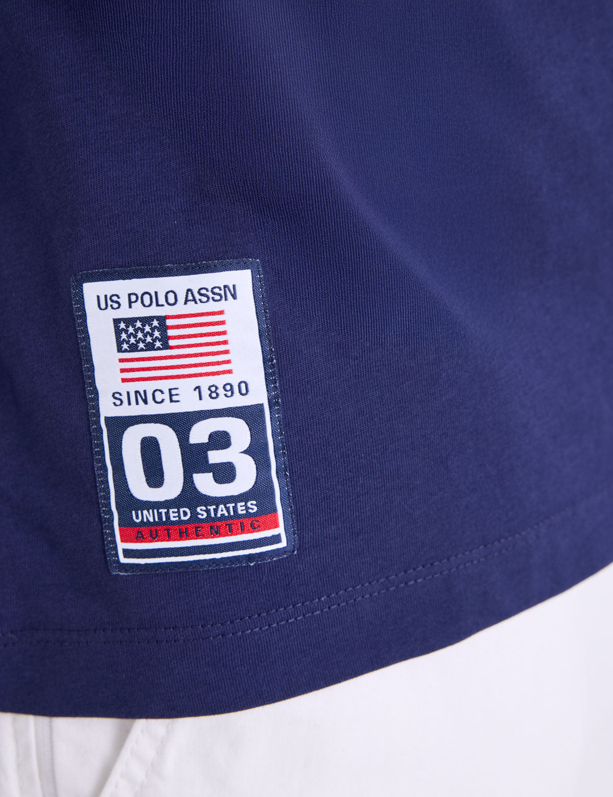 USPA WORDMARK COLORBLOCK JERSEY T-SHIRT