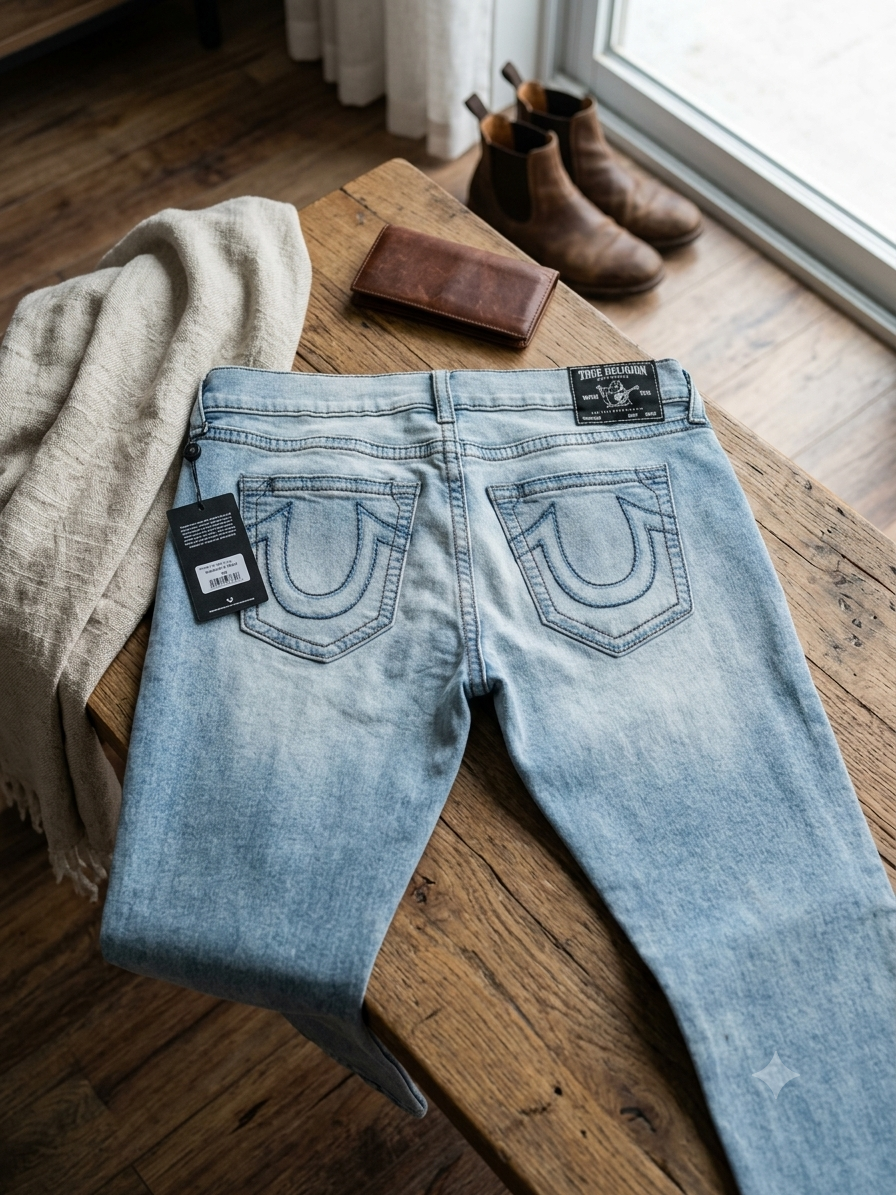 True Religion Rocco Skinny Jeans With Super Q Seams