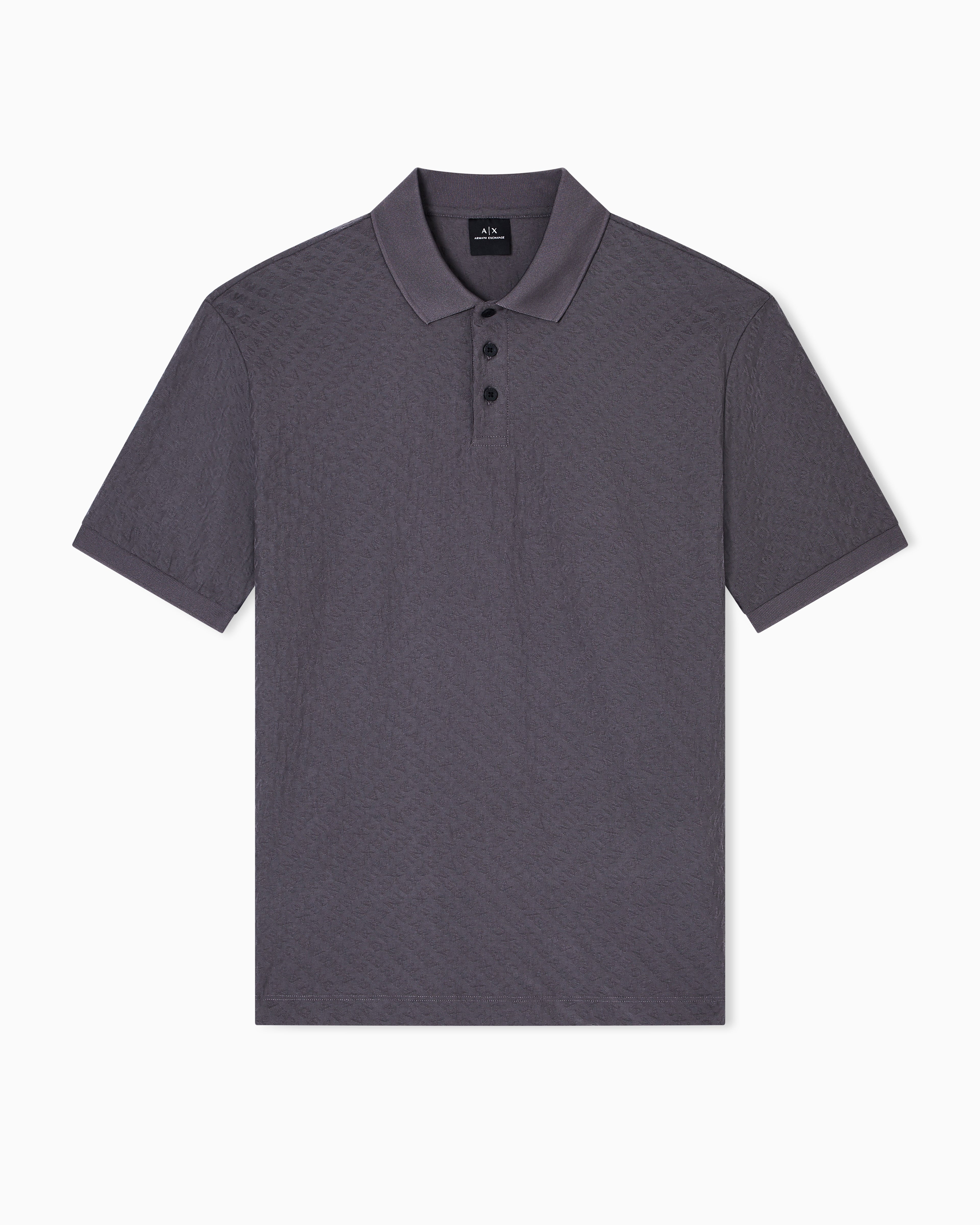 Armani Exchange Regular fit polo shirt with all-over logo