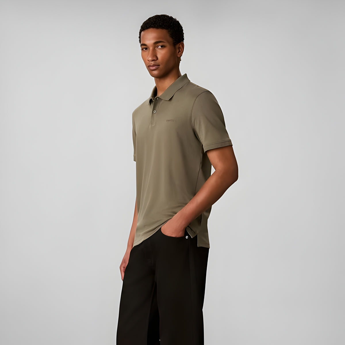 Calvin Klein Men's Solid Polo Shirt