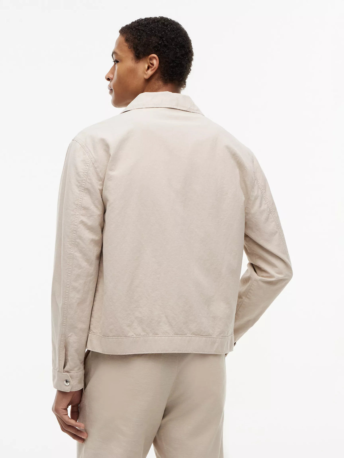 Tommy Hilfiger Cotton-Linen Blend Ivy Jacket